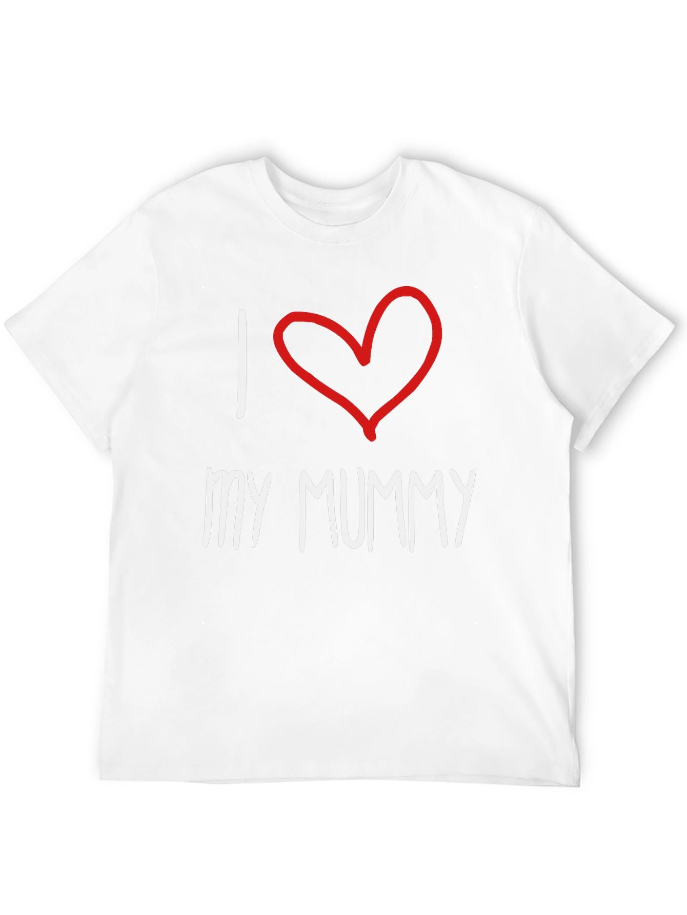Black I Love My Mummy T-Shirt - Black Cotton Tee view 12