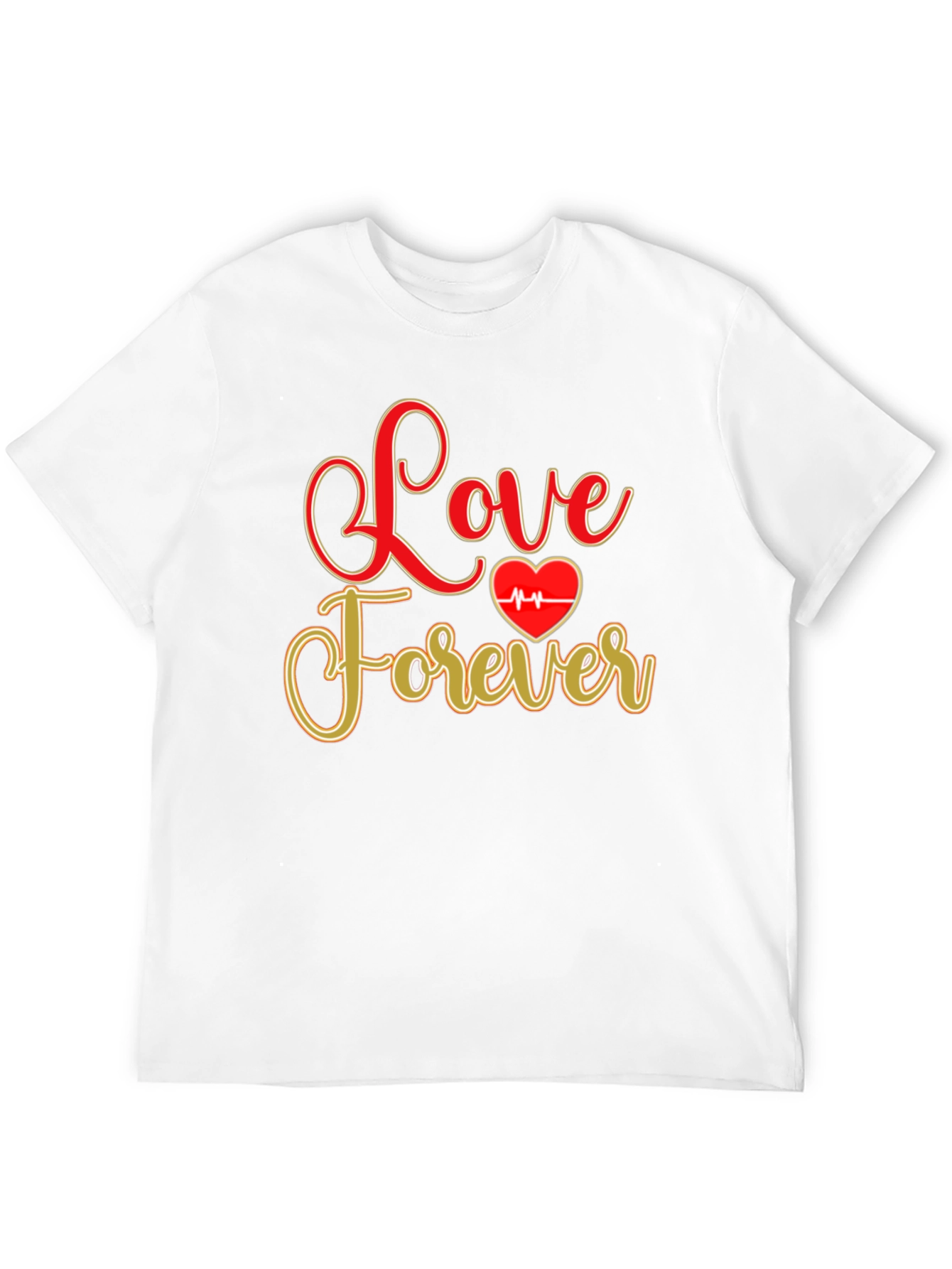 Black Love Forever Valentine's Day Graphic Tee - Black view 12