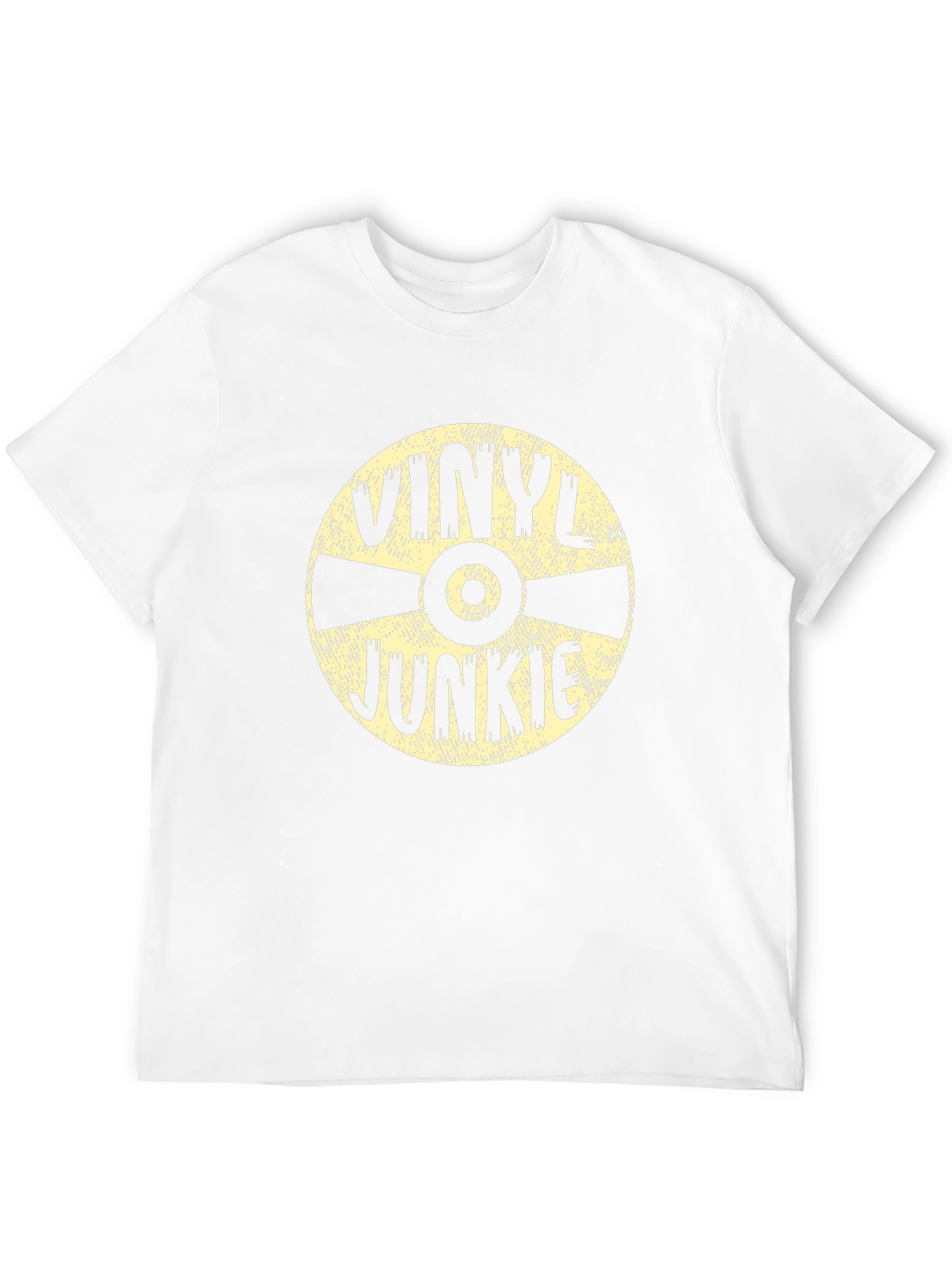 Black Vinyl Junkie Black T-Shirt - Music Lover Tee view 12