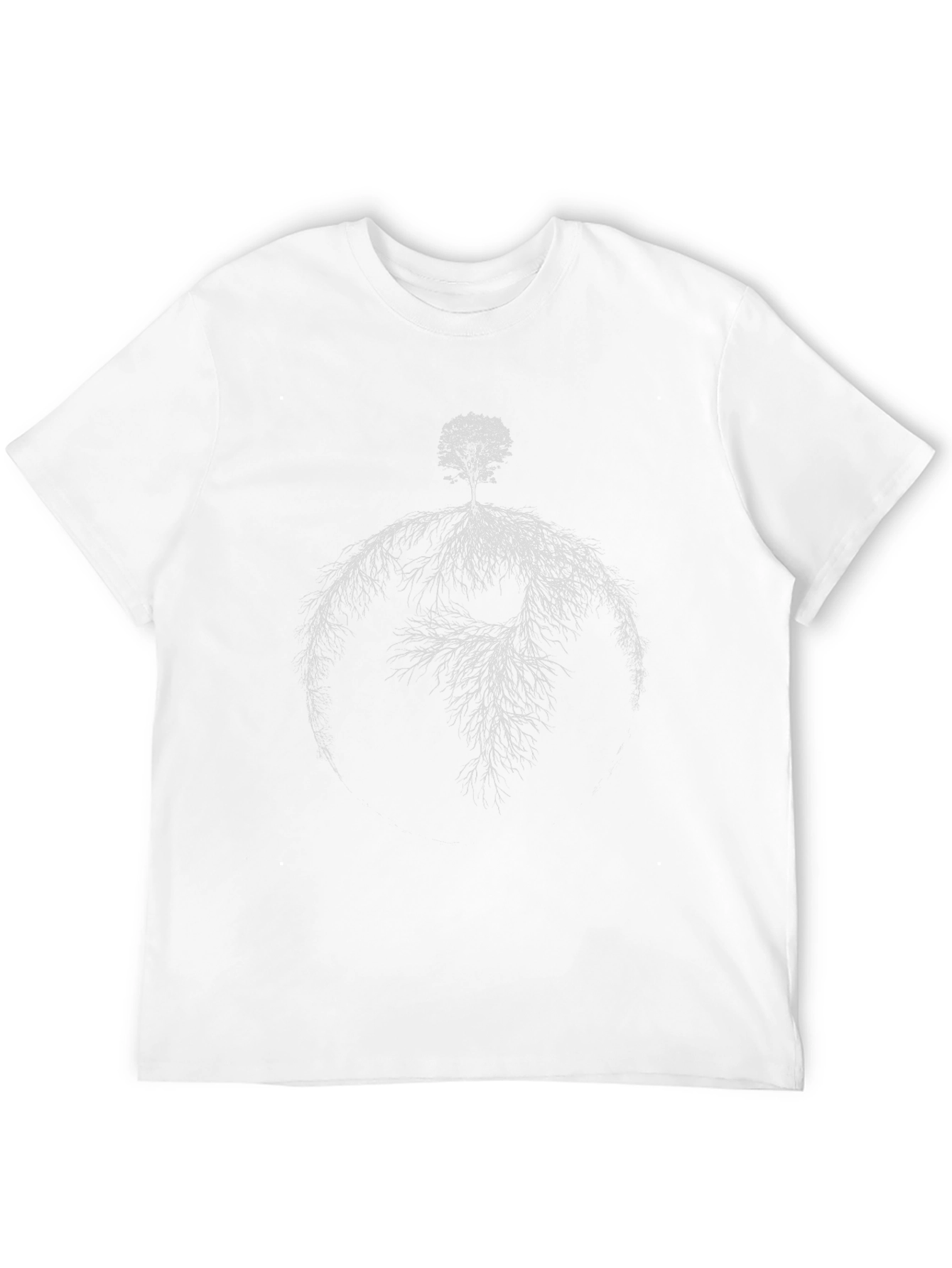 Black Tree of Life Black T-Shirt - Unique Root Design view 12