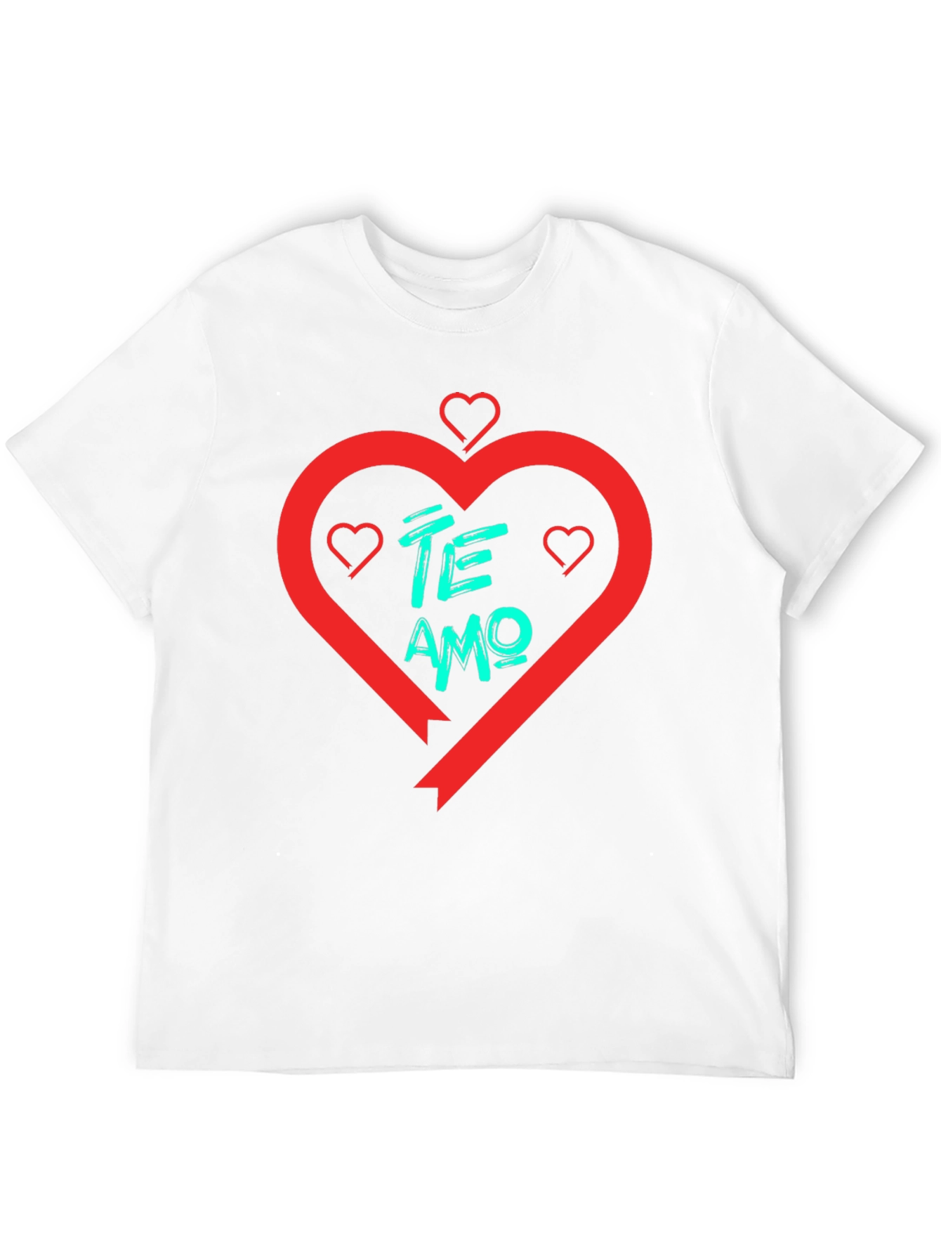 Black Te Amo Heart T-Shirt - Black view 12