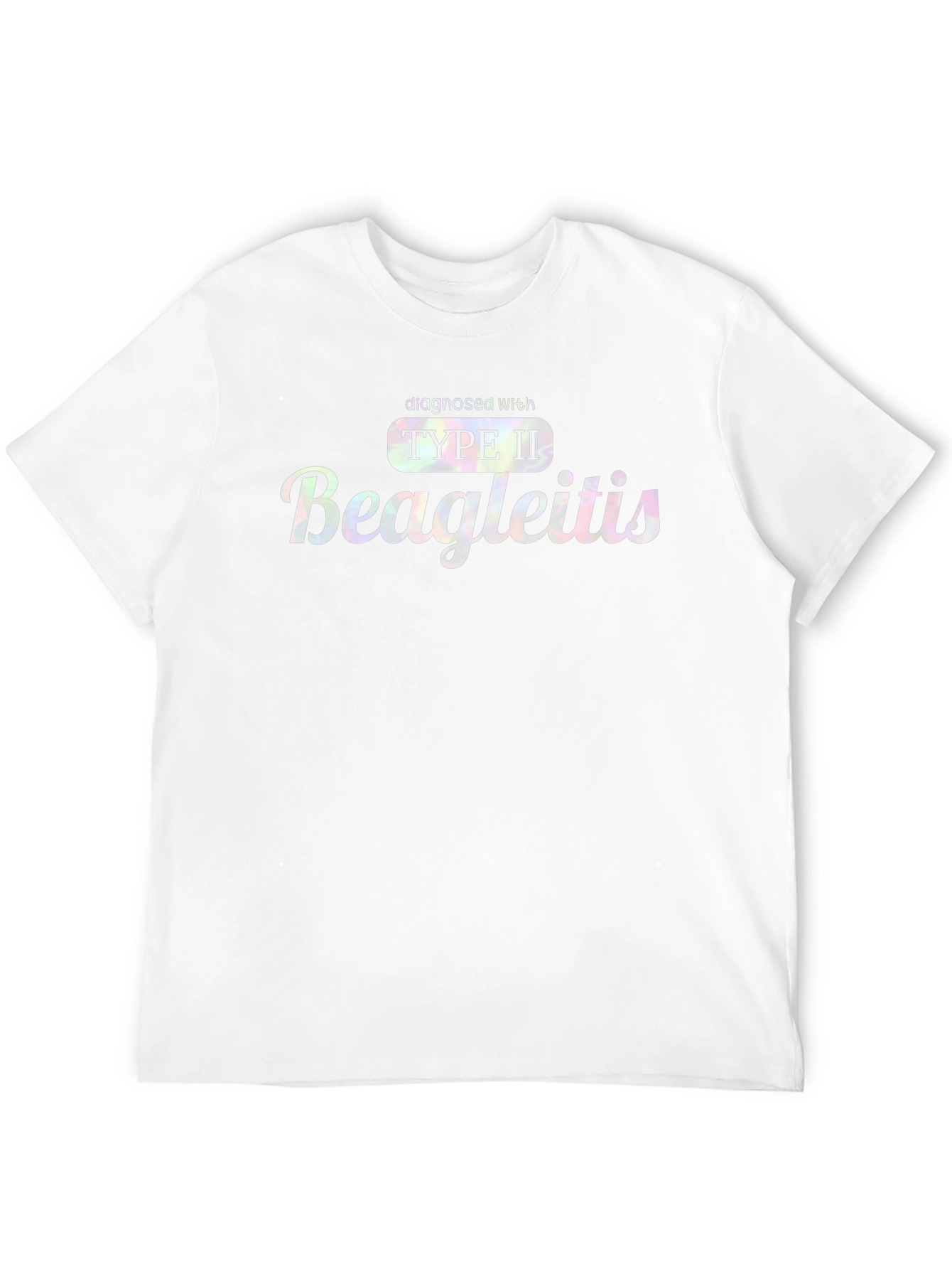 Black Type II Beagleitis Novelty T-Shirt view 12