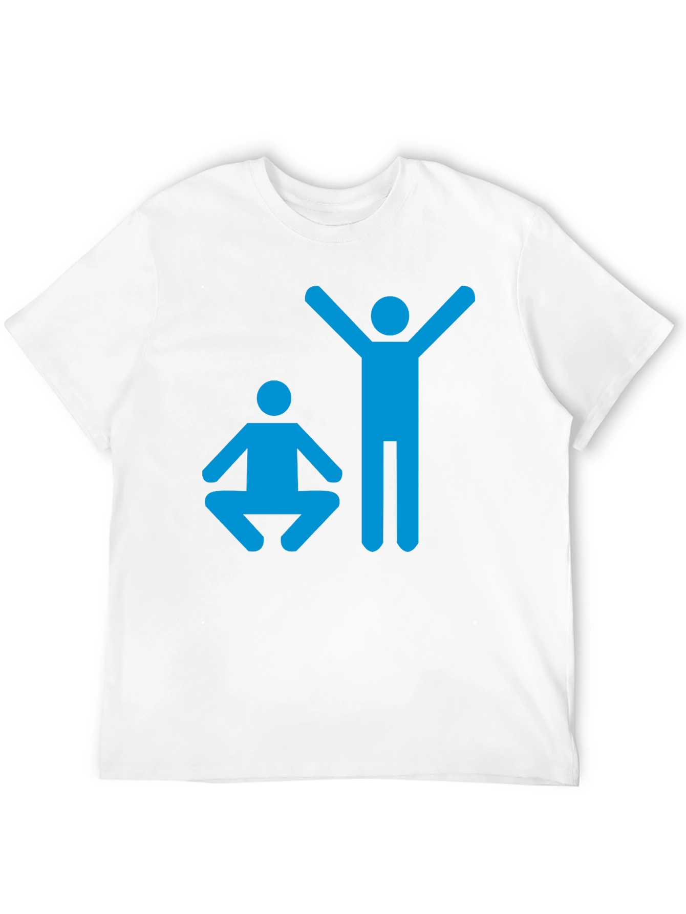 Black Yoga Pose Graphic T-Shirt - Black Cotton Tee view 12