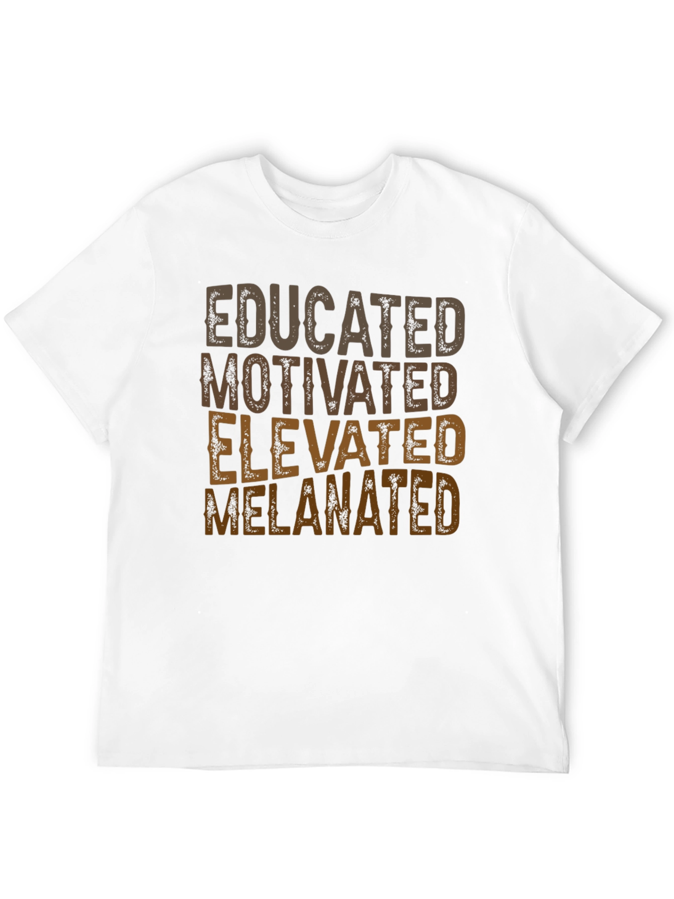 Black Educated Melanated T-Shirt - Positive Affirmation Tee view 12