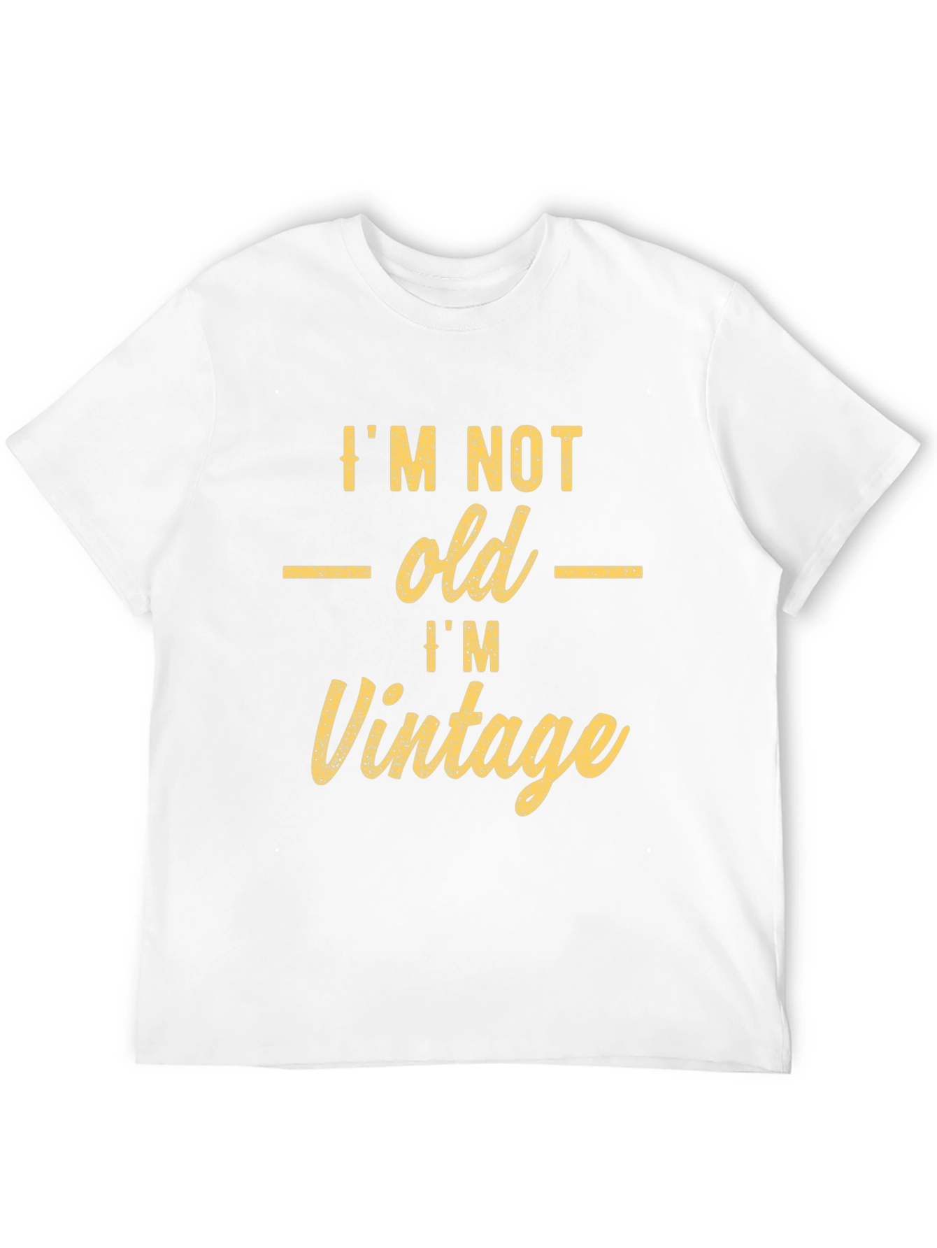 Black I'm Not Old I'm Vintage Graphic T-Shirt view 12