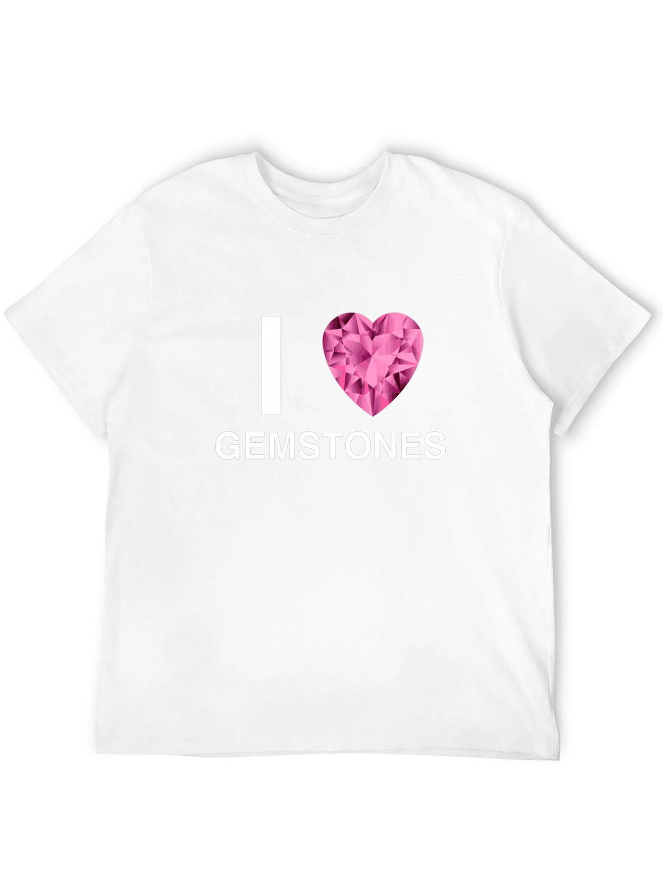 Black I Love Gemstones T-Shirt - Black view 12