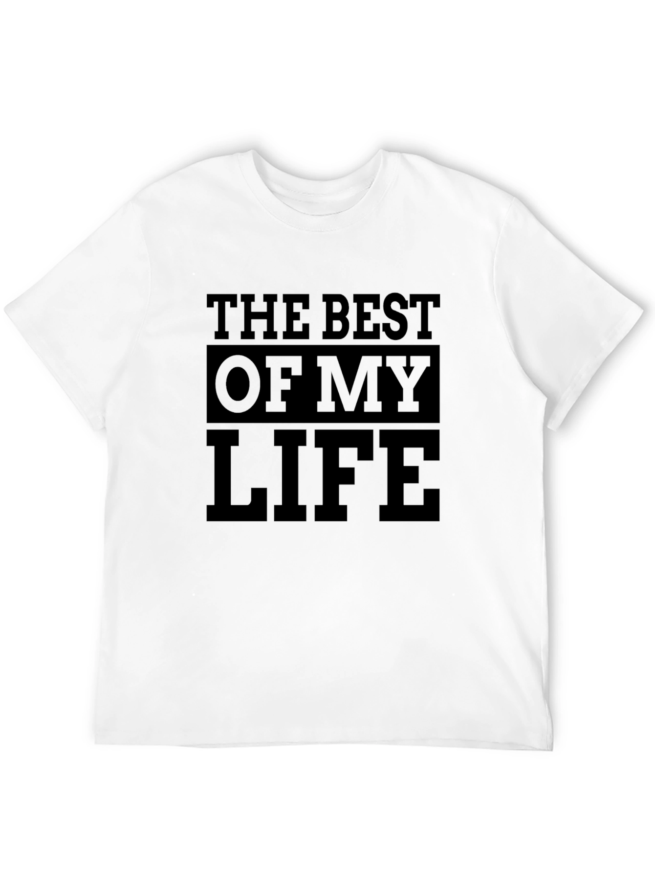Black The Best of My Life Black T-Shirt view 12