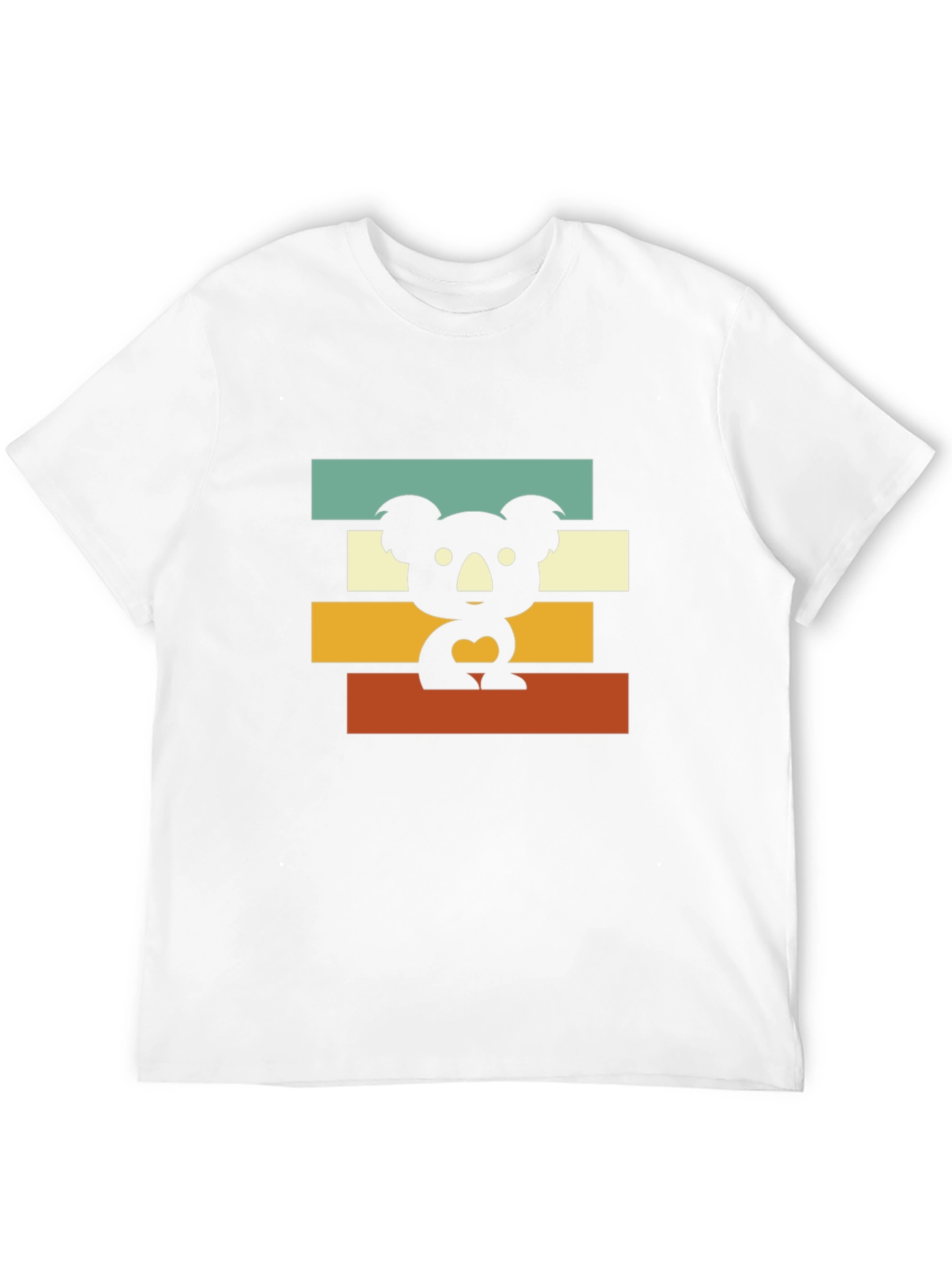 Black Retro Koala T-Shirt - Black Graphic Tee view 12