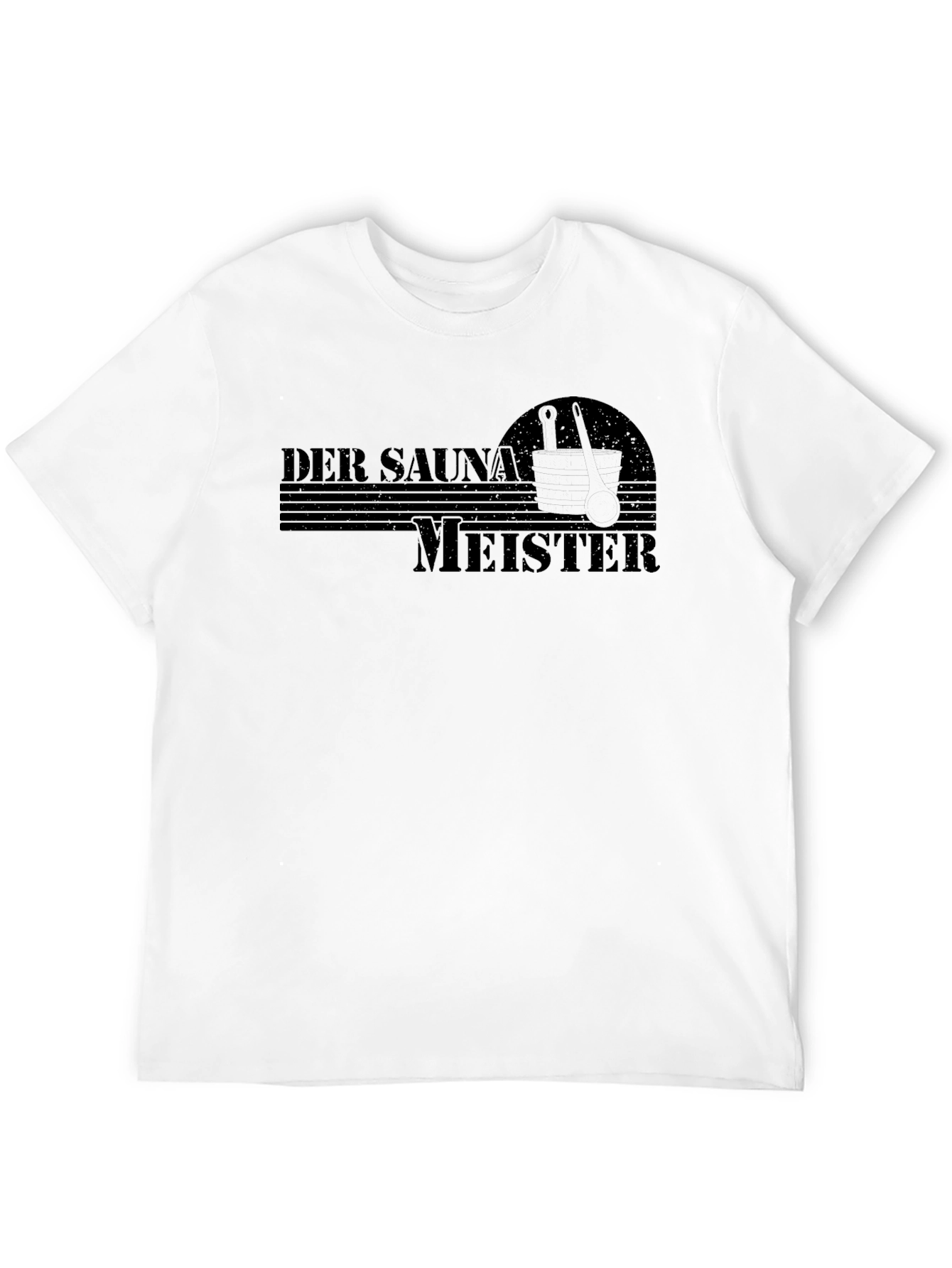 Black Der Sauna Meister T-Shirt, Sauna Master Tee view 12