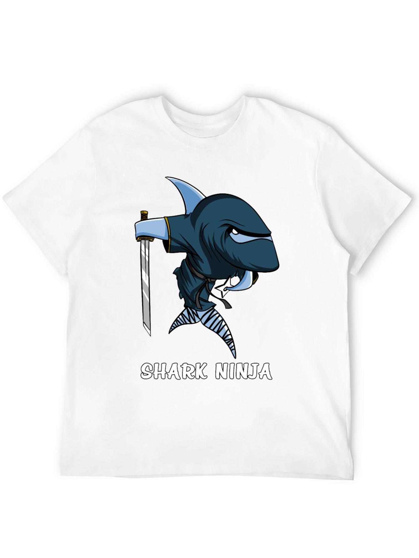 Black Shark Ninja T-Shirt - Unique Graphic Tee view 12