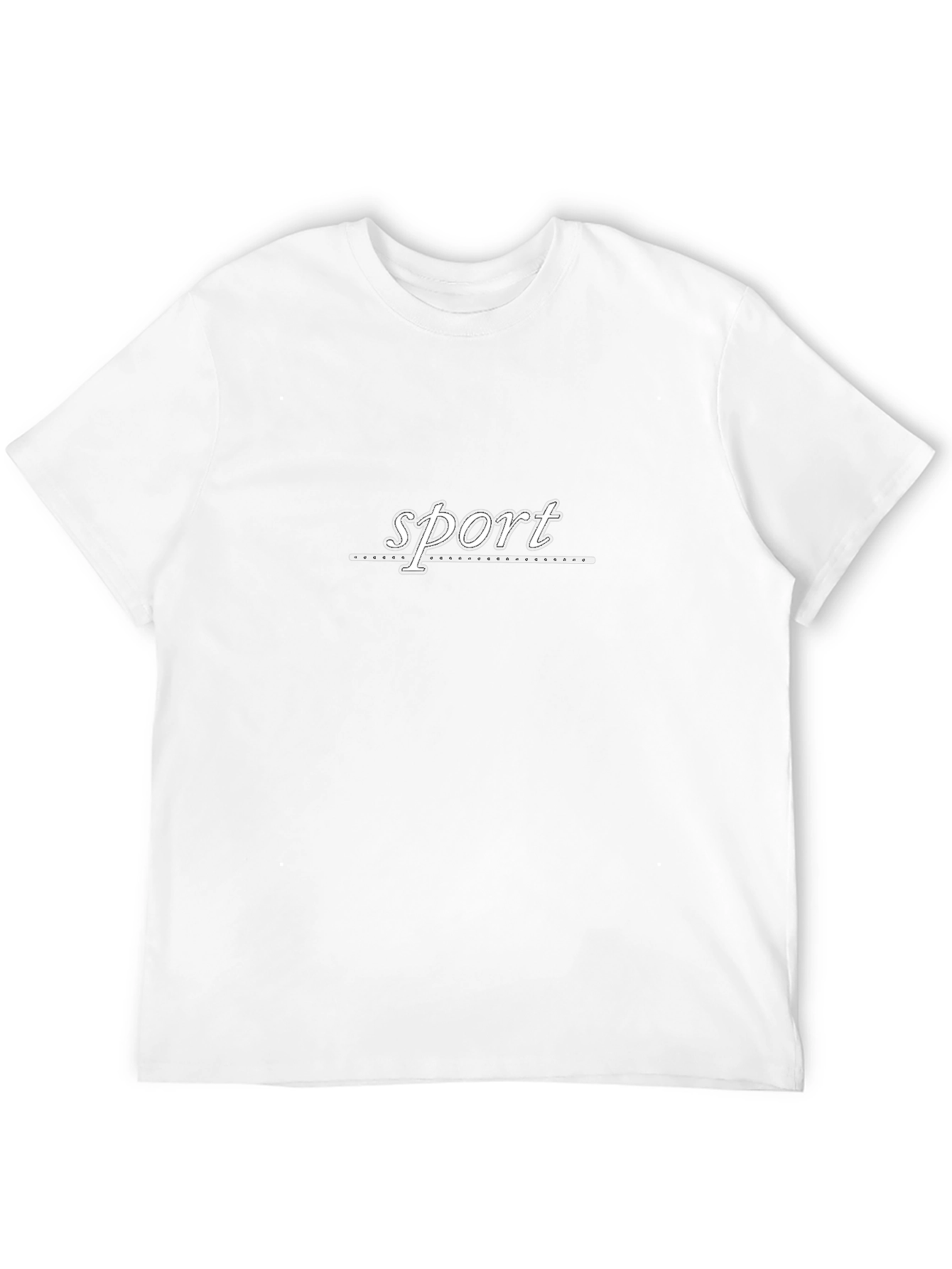 Men's Black Sport Graphic T-Shirt - 12