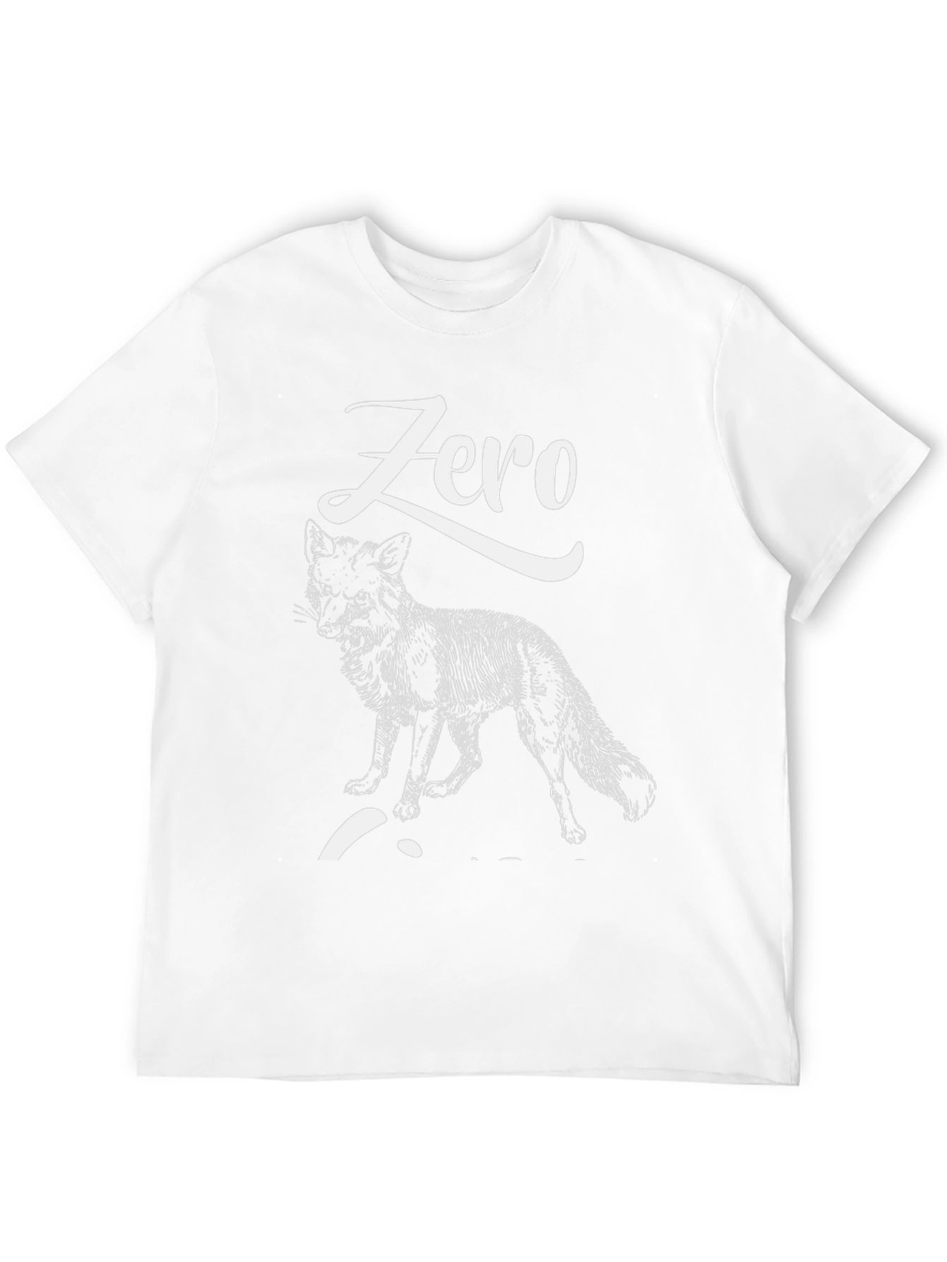 Black Zero Fox Given T-Shirt - Cool Graphic Tee view 12