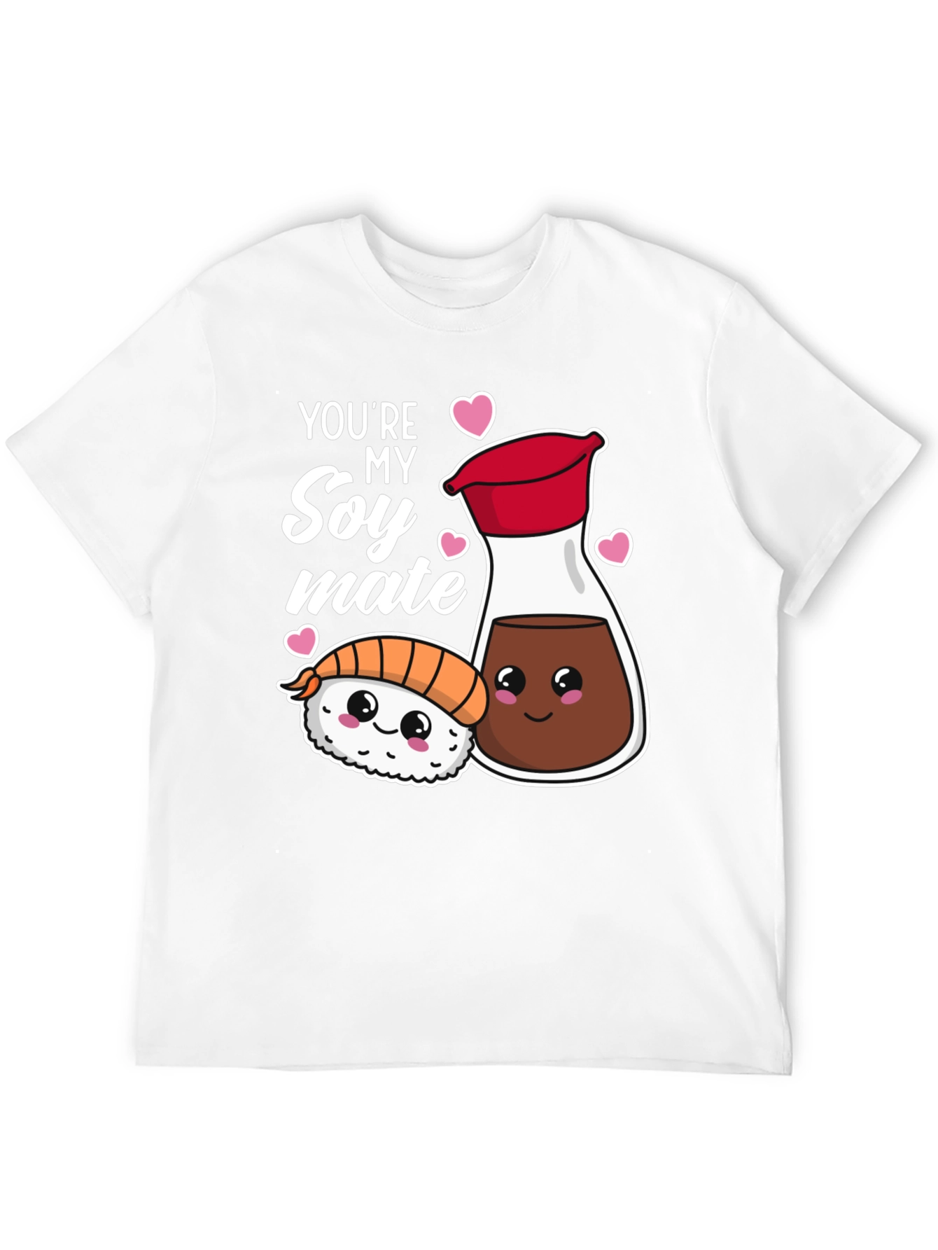Black Sushi Soy Mate Pun T-Shirt -  Cute Foodie Gift view 12