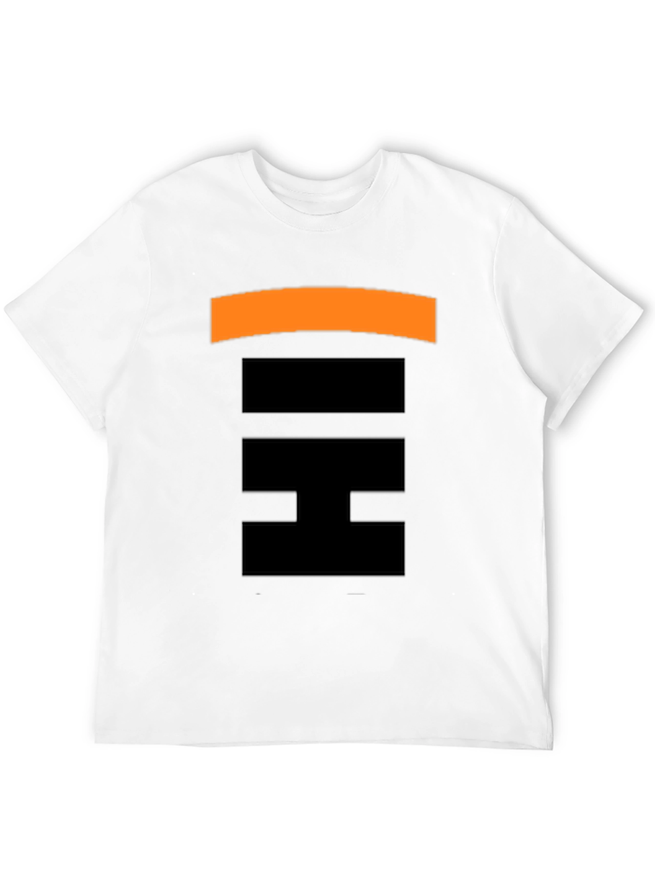 Black Abstract Pattern Black T-Shirt for Men view 12