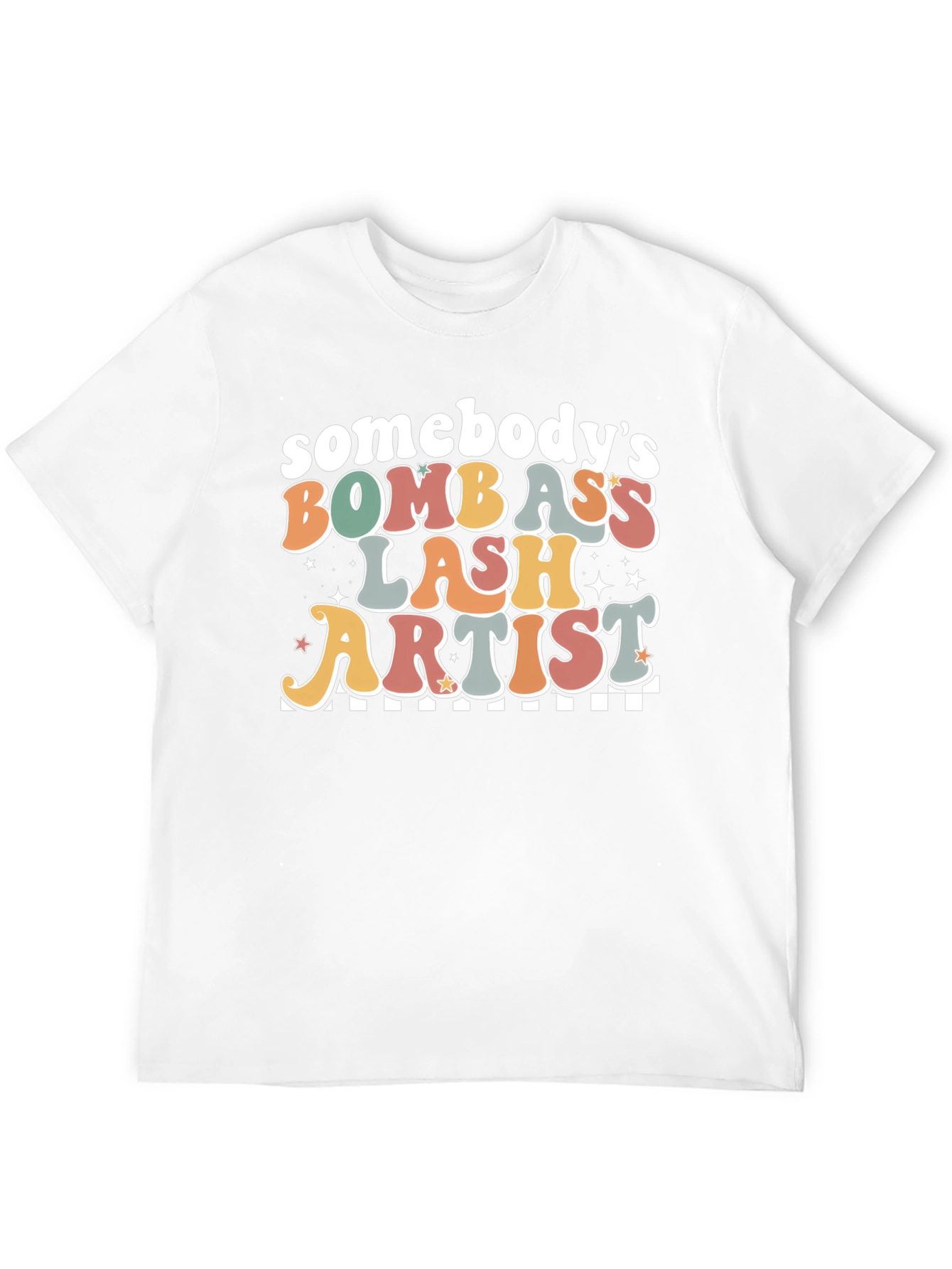 Black Somebody's Bomb Ass Lash Artist Graphic Tee view 12