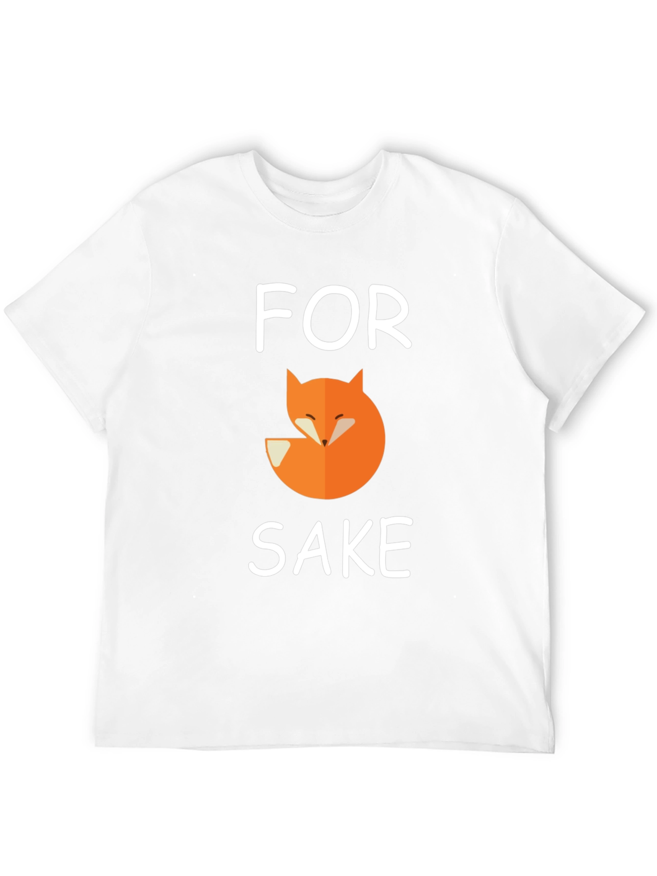 Black For Fox Sake T-Shirt Funny Graphic Tee view 12