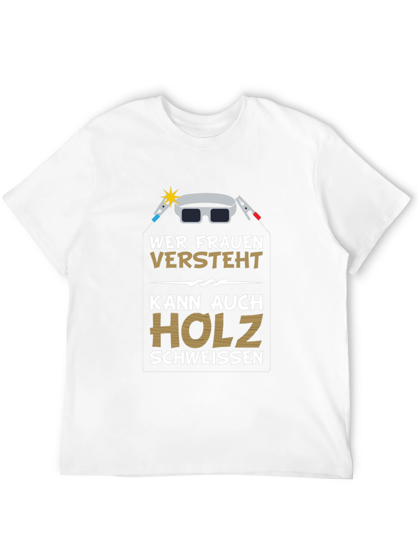 Black Funny German Welding T-Shirt - Wer Frauen Versteht view 12