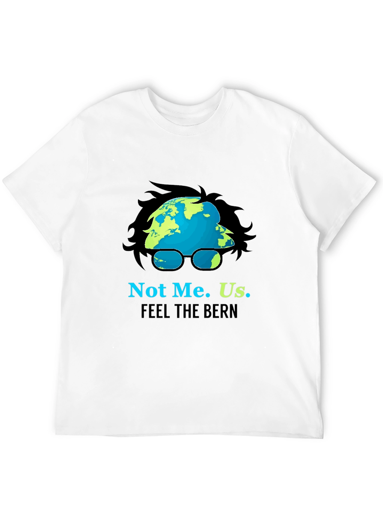Black Not Me. Us. Feel The Bern Political T-Shirt view 12
