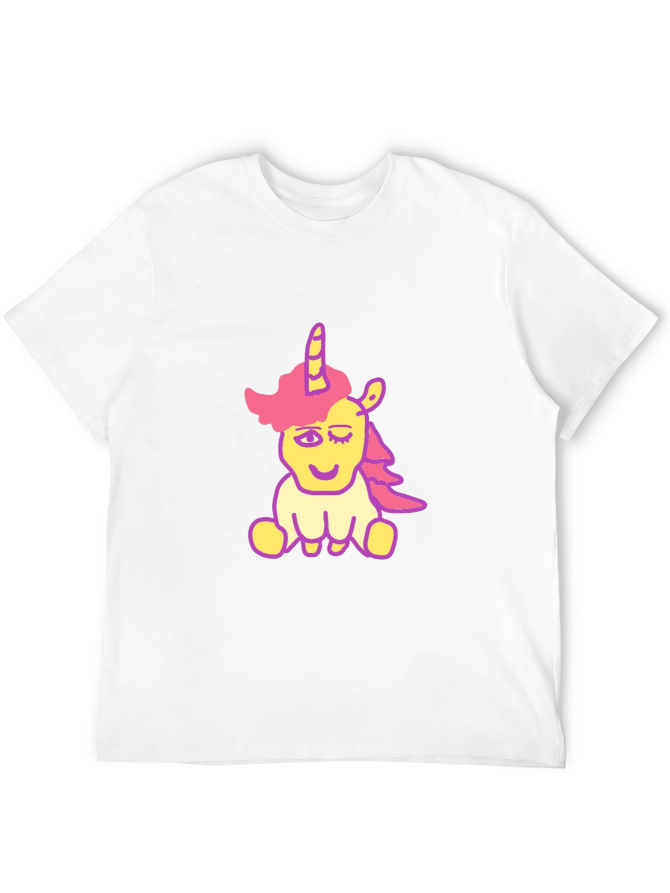 Black Unicorn Graphic Print T-Shirt view 12