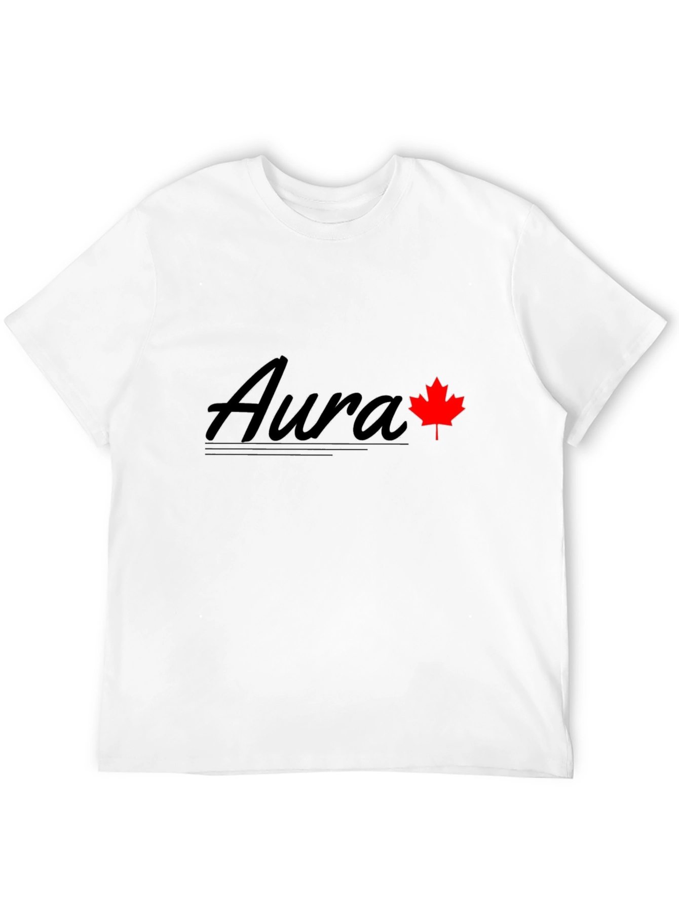 Black Aura Maple Leaf Graphic Tee - Black view 12