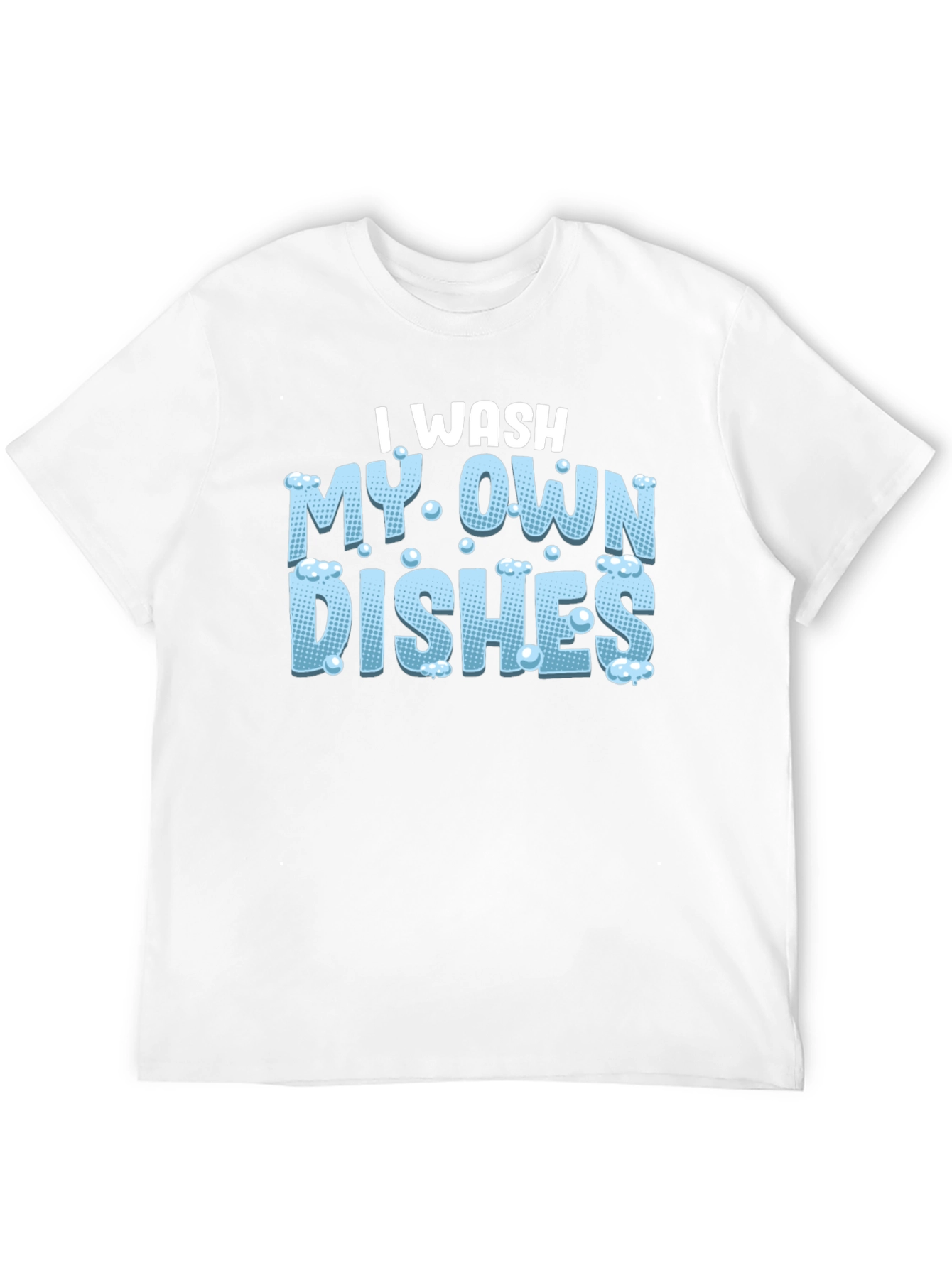 Black I Wash My Own Dishes Black T-Shirt view 12