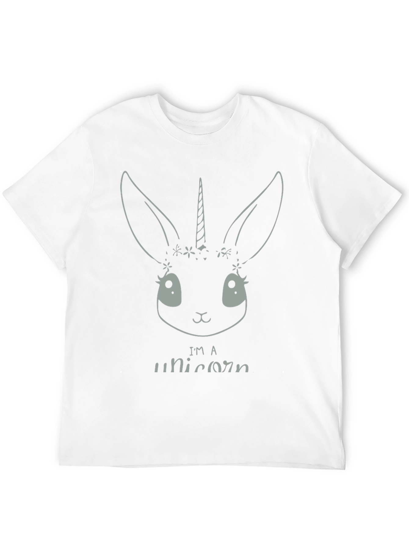 Black Unicorn Rabbit T-Shirt - Cute & Unique Design view 12