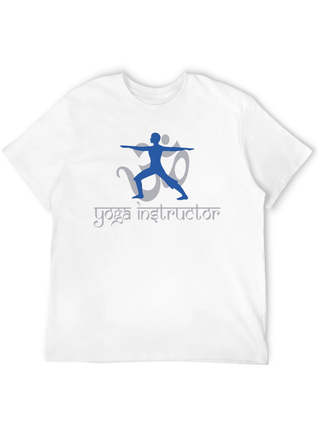 Black Yoga Instructor Graphic Tee - Relaxed Fit Black T-Shirt view 12