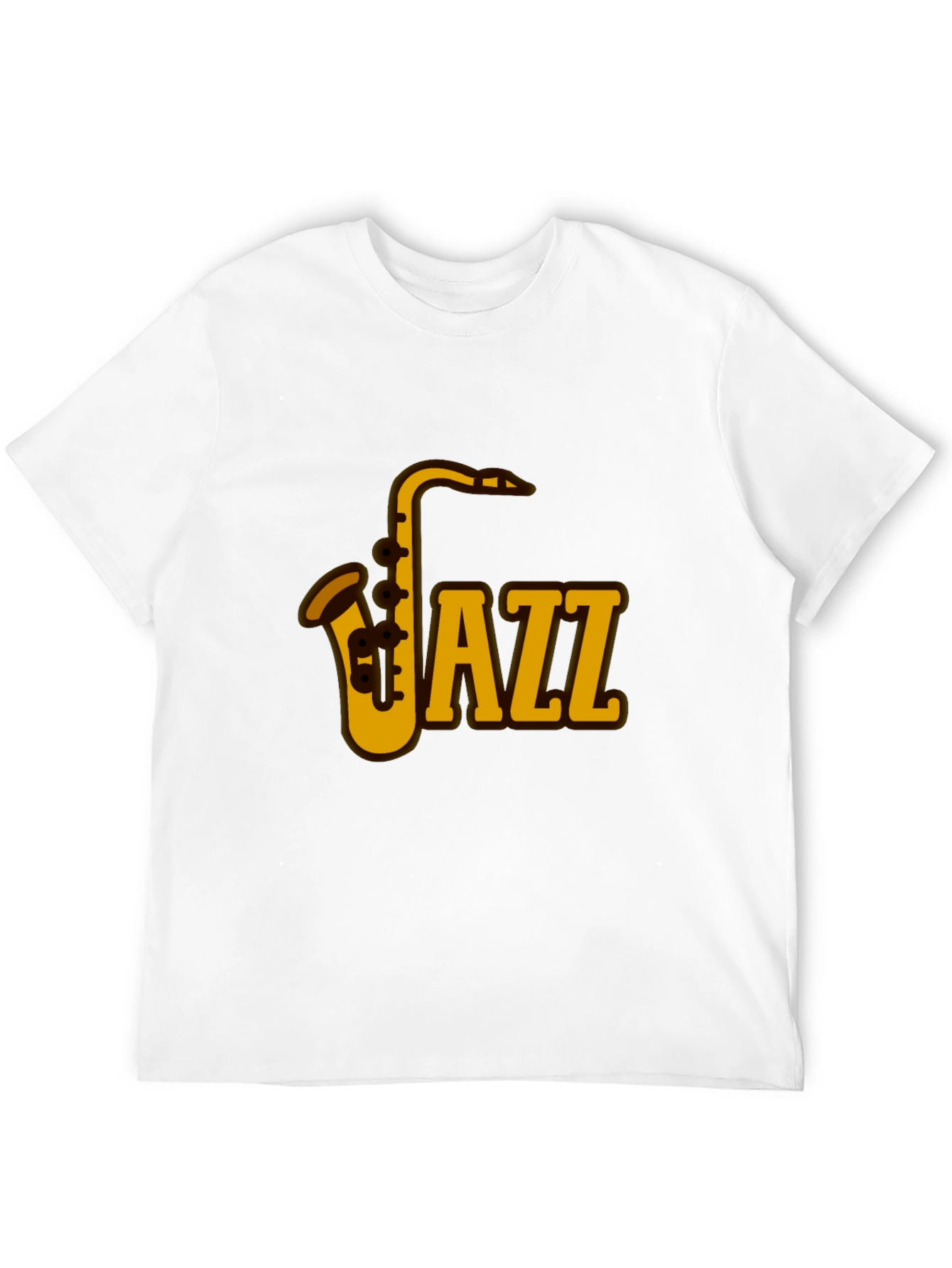 Black Jazz Saxophone Graphic Tee - Music Lover's T-Shirt view 12