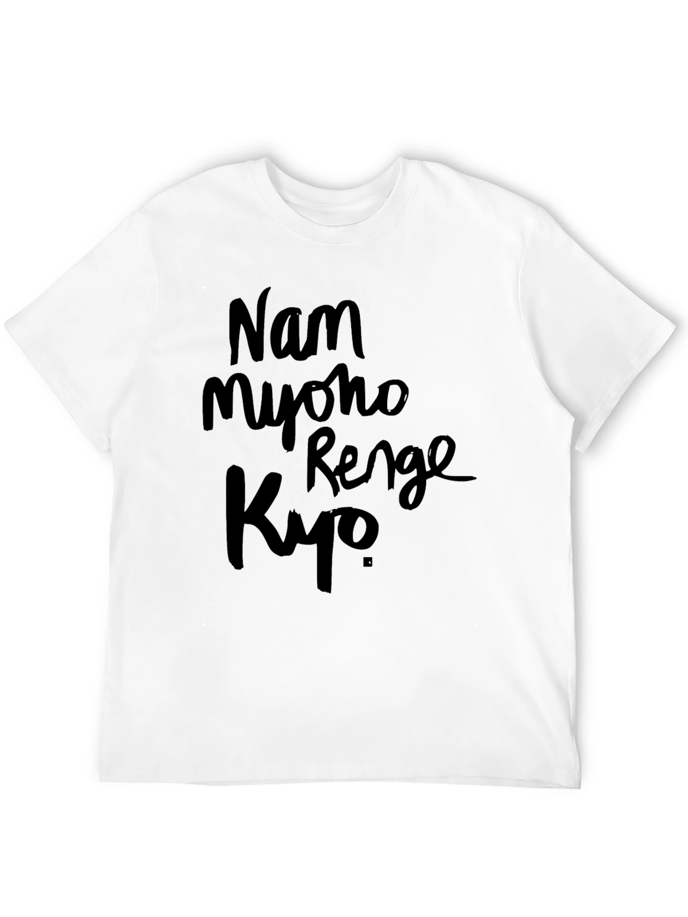 Black Nam Myoho Renge Kyo Black T-Shirt view 12