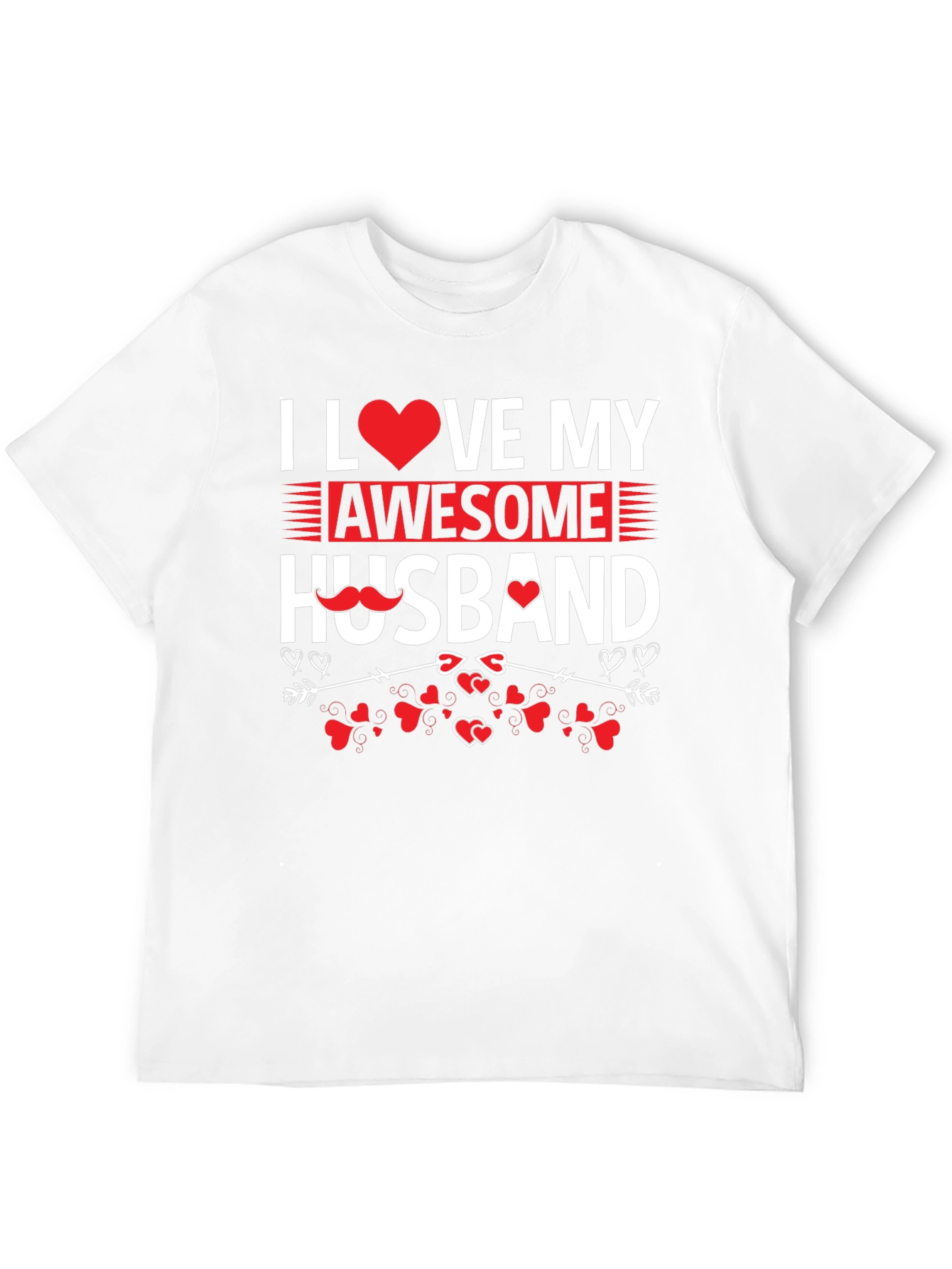 Black I Love My Awesome Husband Graphic Tee view 12