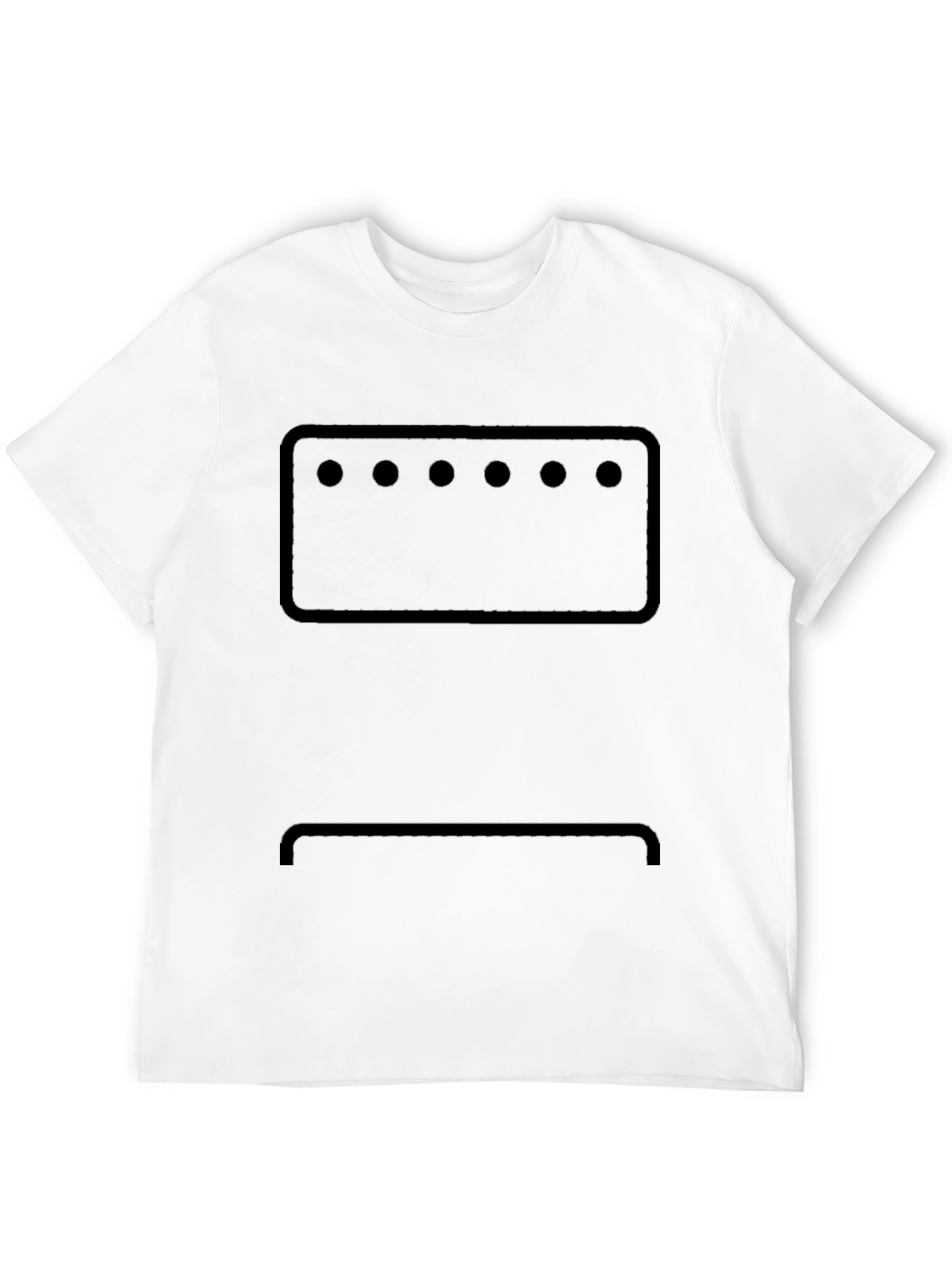 Black Abstract Face Graphic Tee - Modern Design view 12