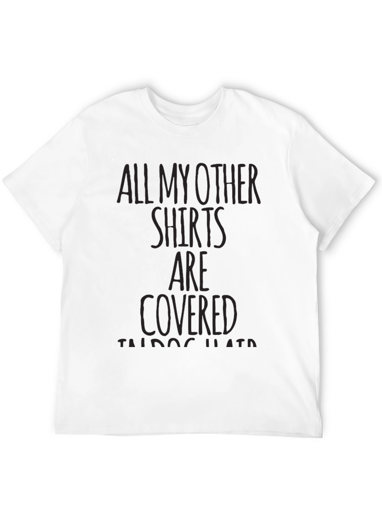 Black Graphic Tee: 'All My Other Shirts Are Covered' view 12