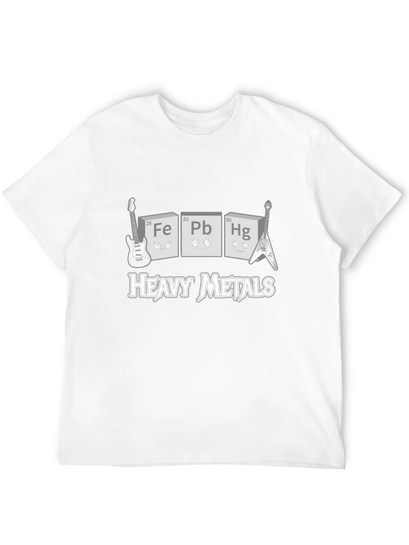 Black Heavy Metals T-Shirt Periodic Table Elements Band Tee view 12