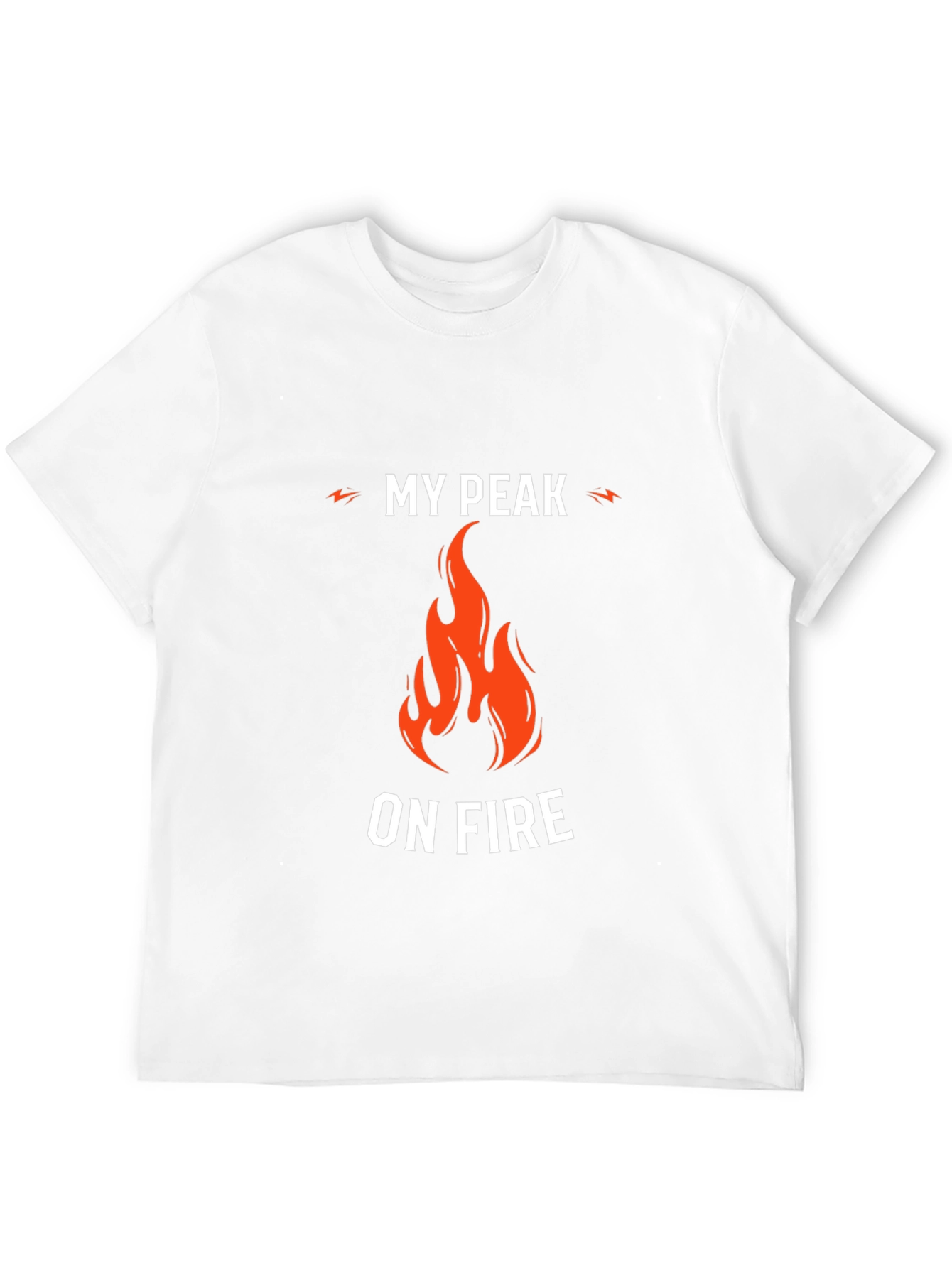Black My Peak On Fire Graphic Tee view 12