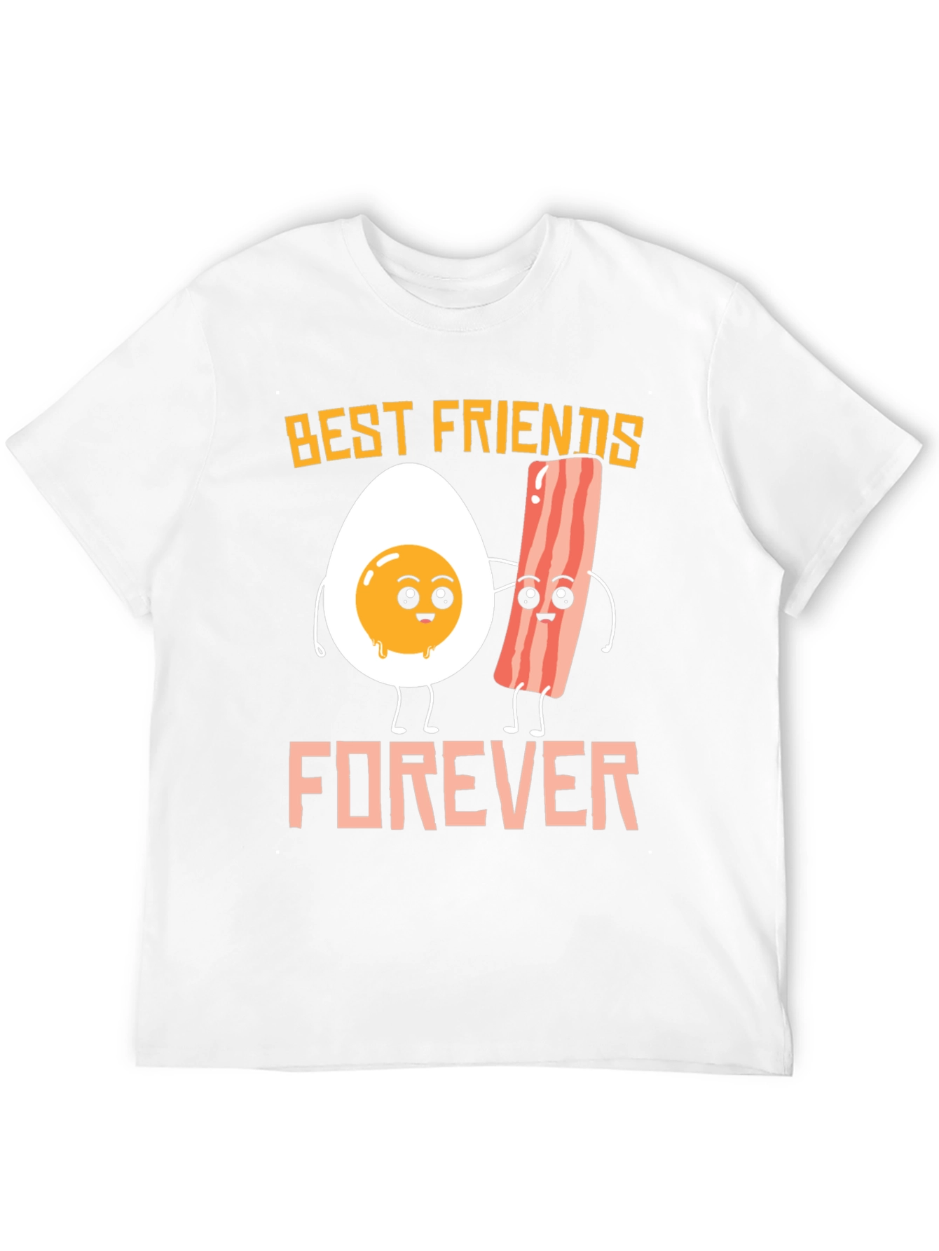 Black Best Friends Forever: Egg & Bacon Graphic Tee view 12