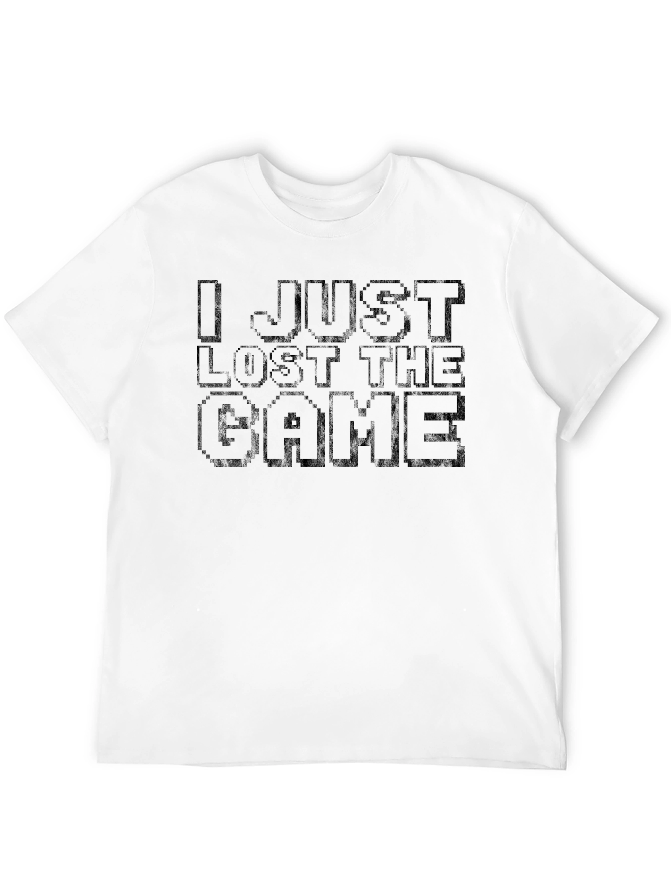 Black I Just Lost The Game Black T-Shirt view 12