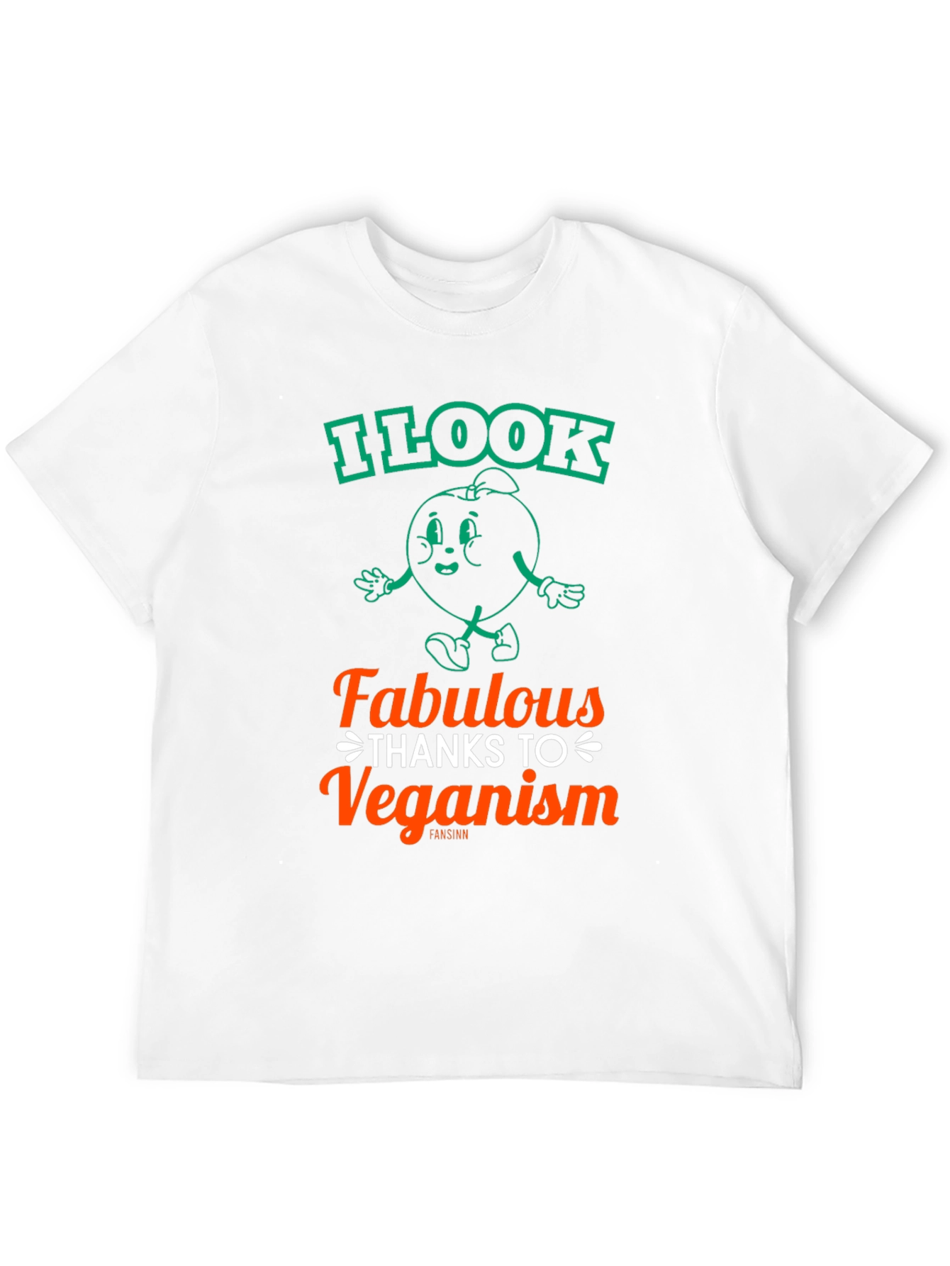 Black Veganism T-Shirt - I Look Fabulous view 12