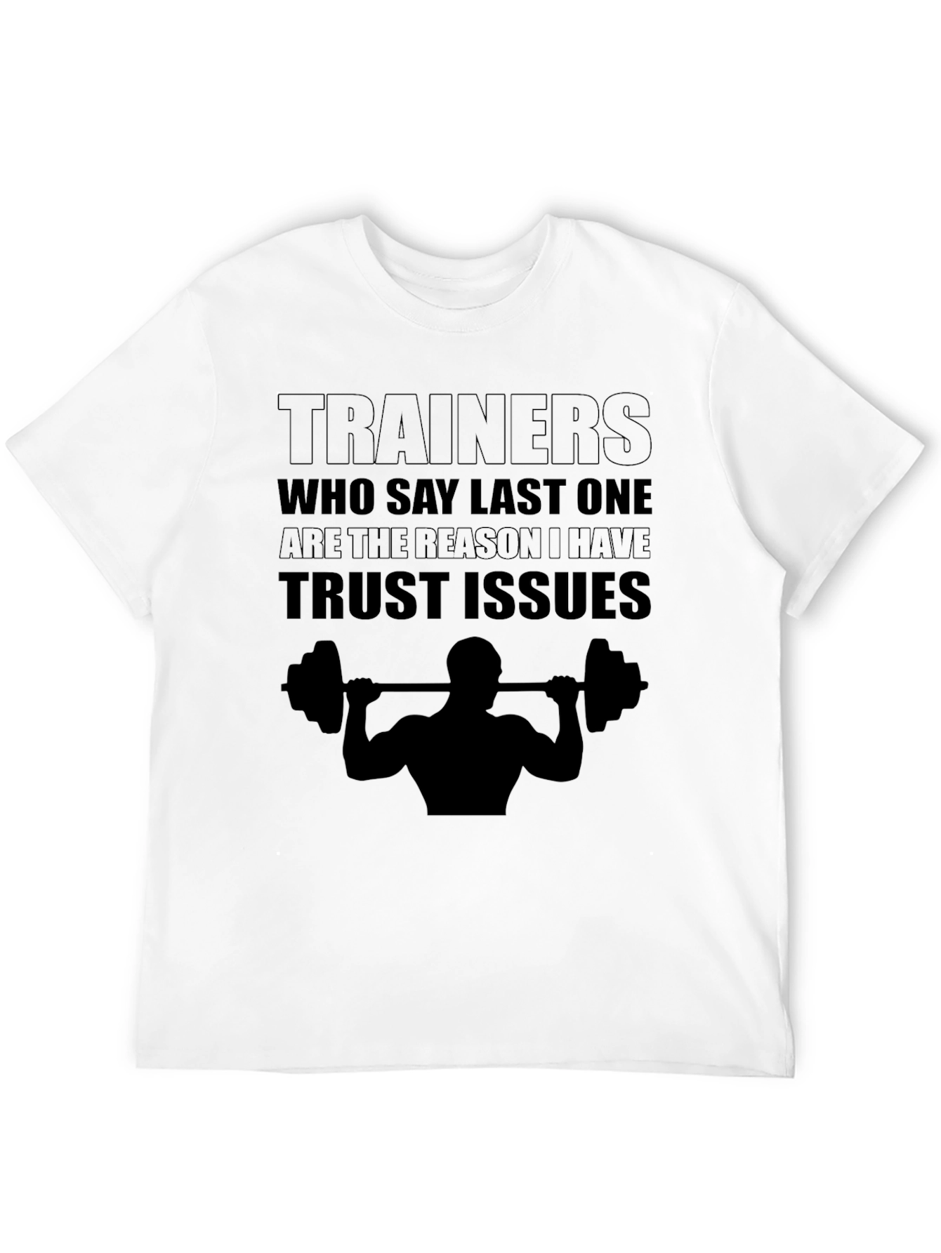 Black Trainers Trust Issues Graphic T-Shirt view 12