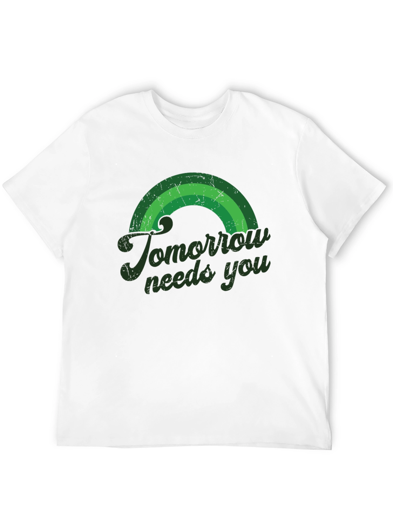 Black Tomorrow Needs You Graphic Tee view 12