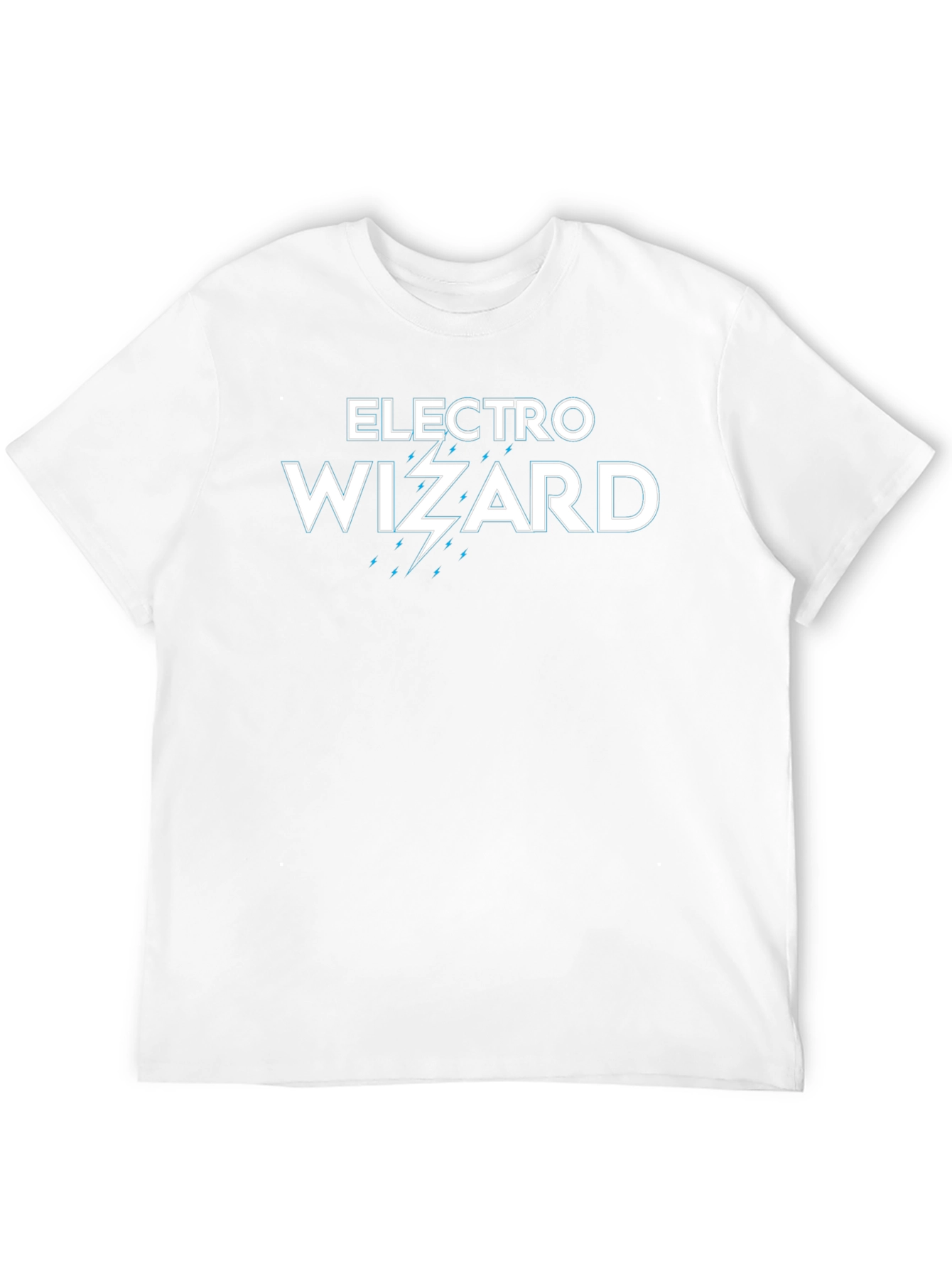 Black Electro Wizard Graphic Tee - Black Cotton T-Shirt view 12