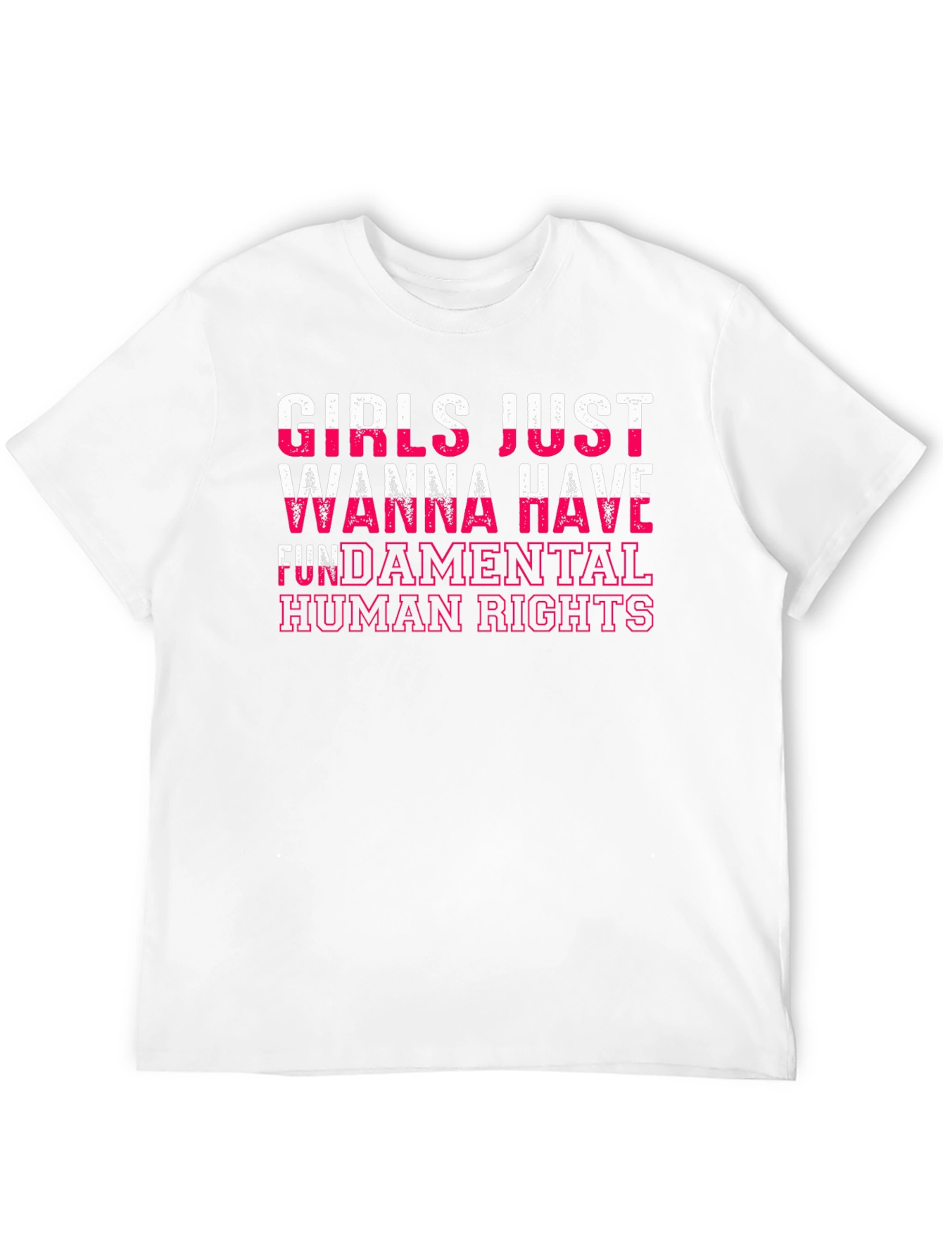 Black Girls Just Wanna Have Fundamental Human Rights T-Shirt view 12