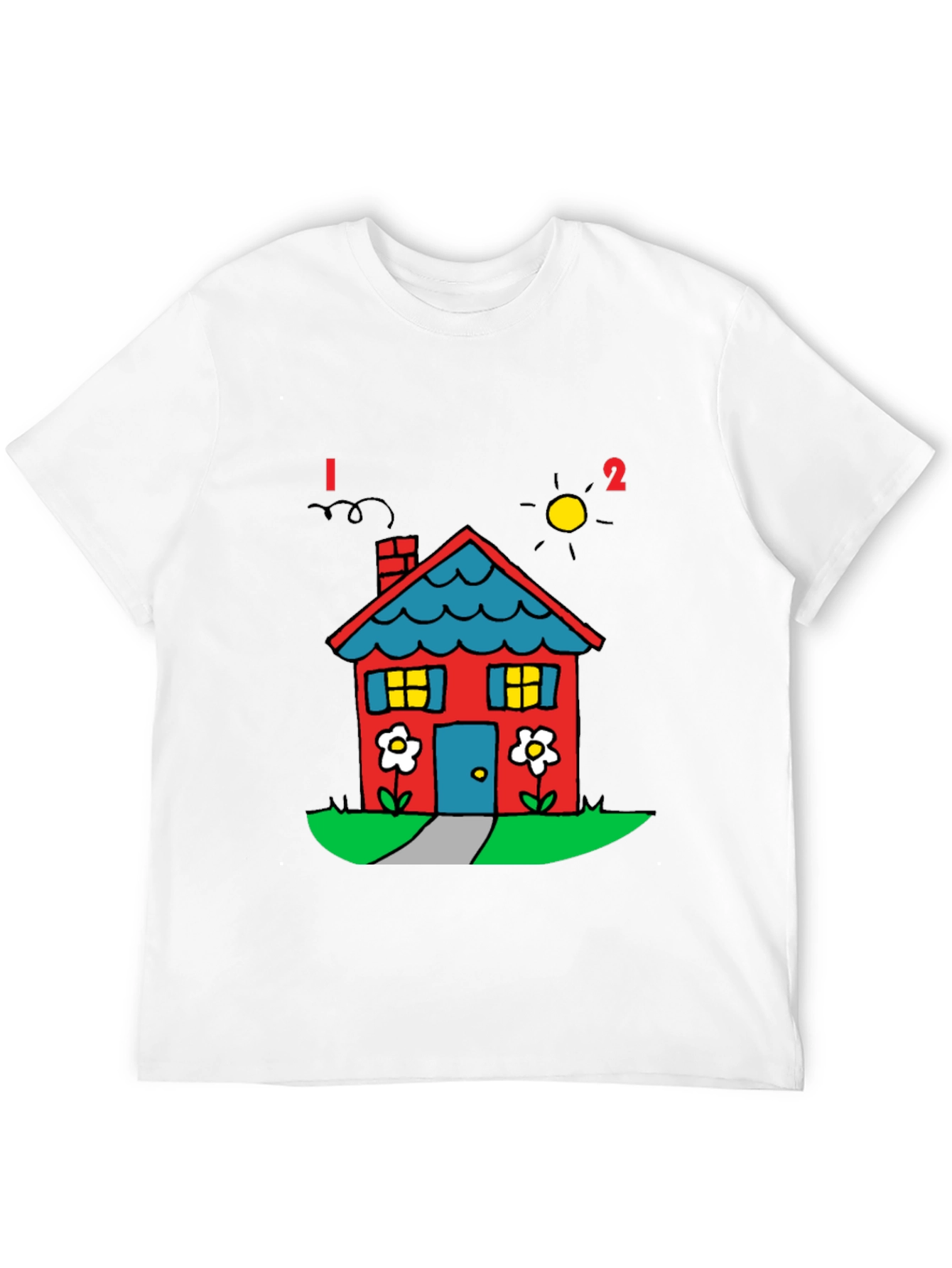 Black House Graphic Tee - Quirky Comfort view 12
