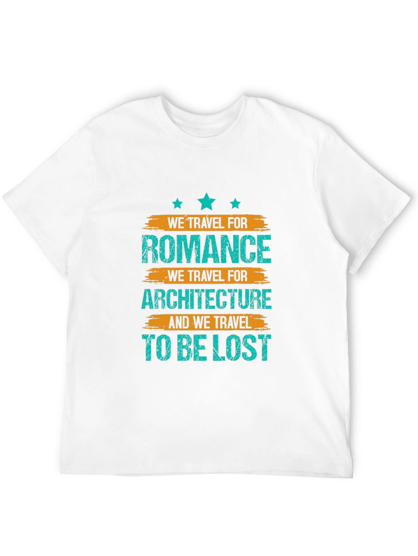 Black Travel Romance Architecture Lost T-Shirt view 12