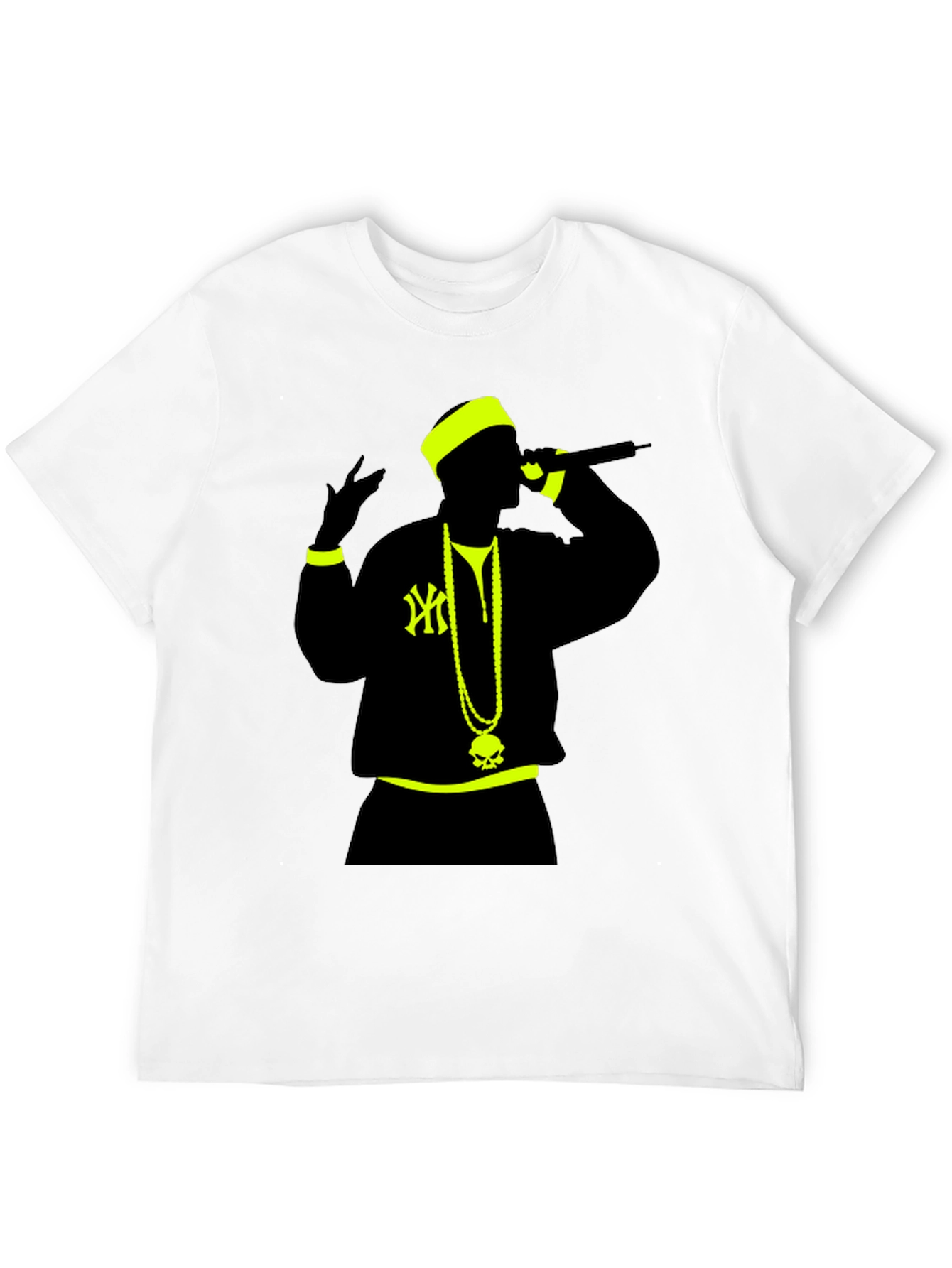 Black Hip Hop Icon Graphic Tee - Black view 12