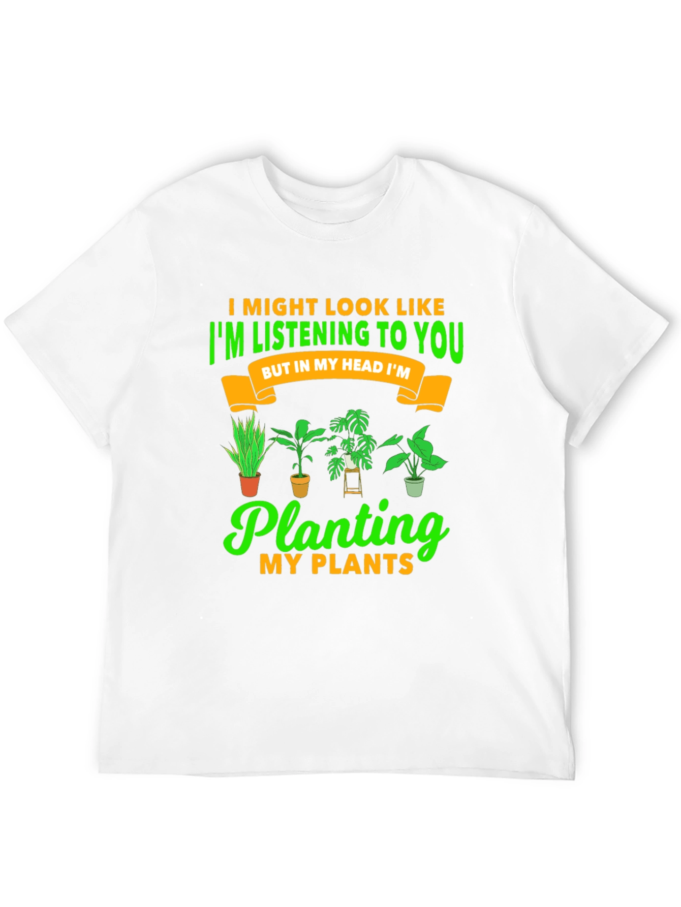 Black Plant Lover T-Shirt: I'm Planting My Plants view 12