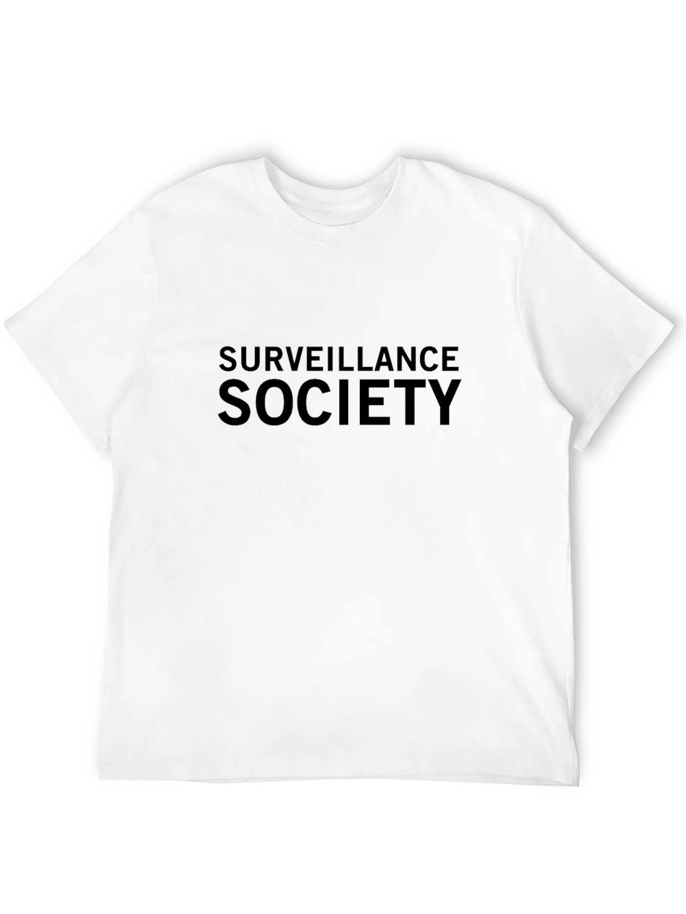 Black Surveillance Society Graphic Tee - Mens Black T-Shirt view 12