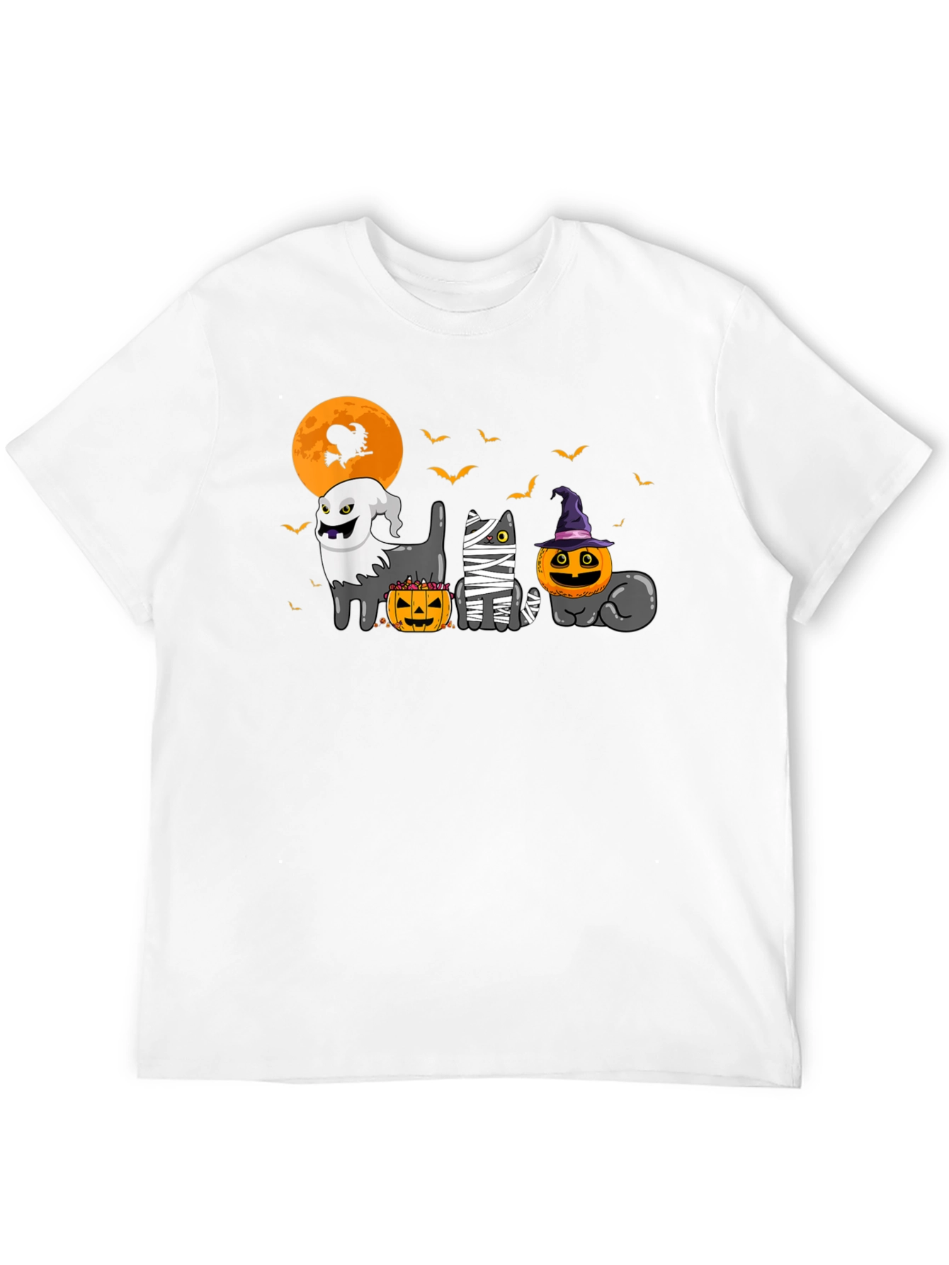 Halloween Cats Graphic T-Shirt - 12