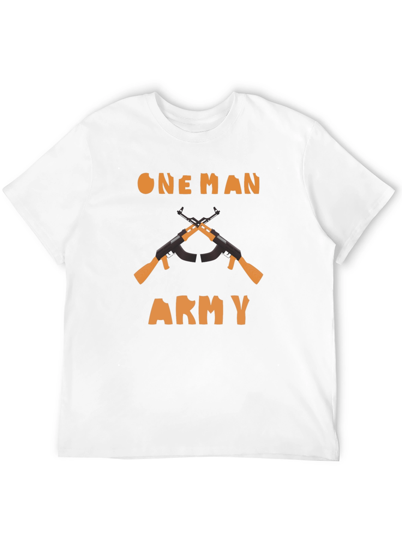 Black One Man Army Graphic Tee view 12