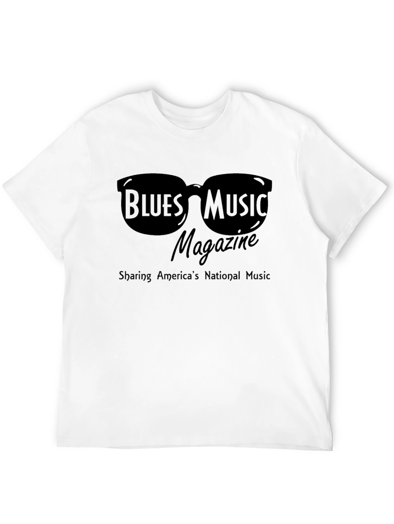Black Blues Music Magazine Black T-Shirt view 12