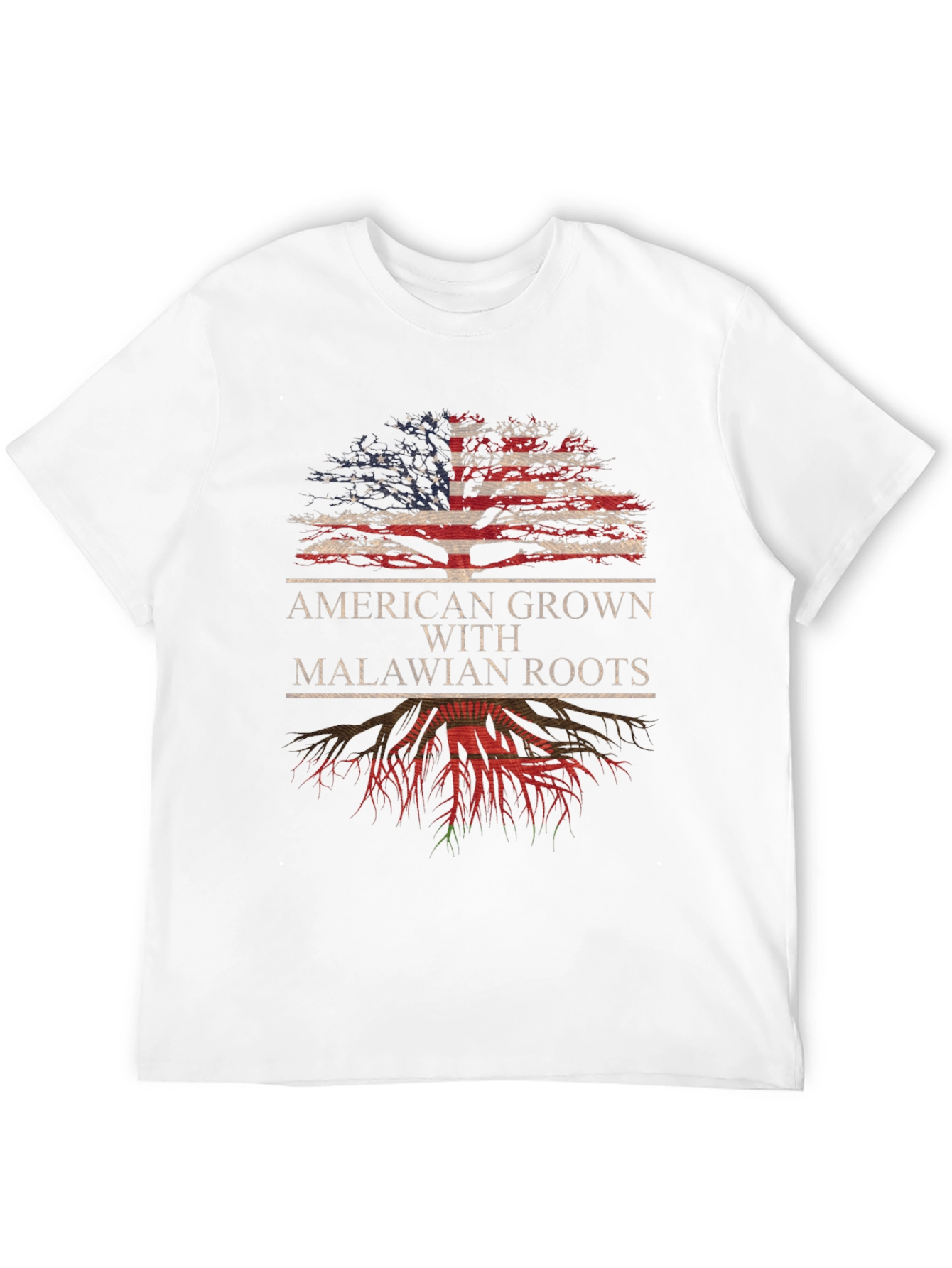 Black American Grown with Malawian Roots T-Shirt view 12
